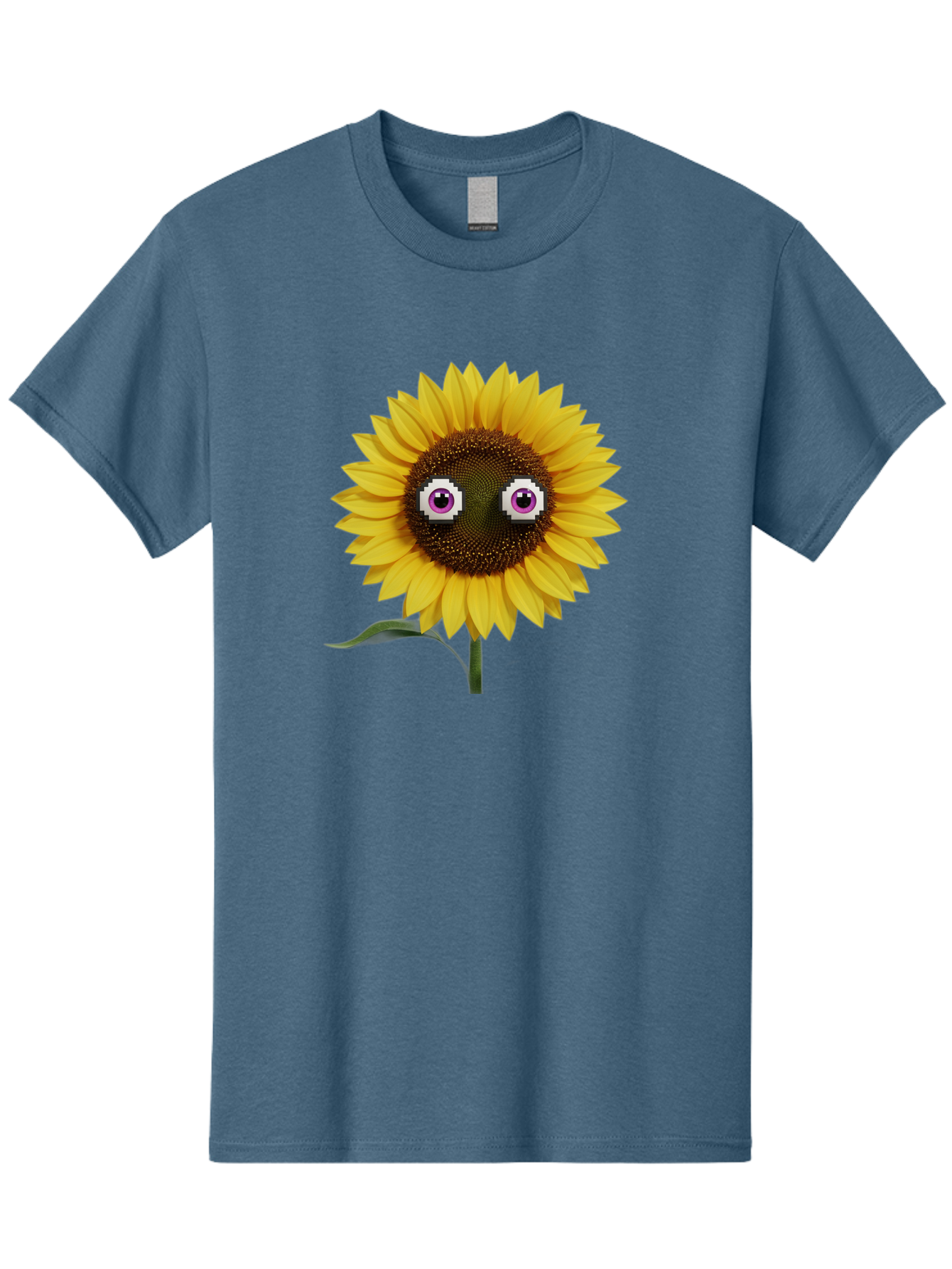 Sunflower-With-Eyes Men'S Graphic Tee, 100% Cotton, Comfortable Casual Summer Wear, Machine Washable, Vintage Camera, Old Camera, Antique Camera, Black Camera, Classic Photography, Photography Equipment, Nostalgic Device, Film Camera, Bag046 10