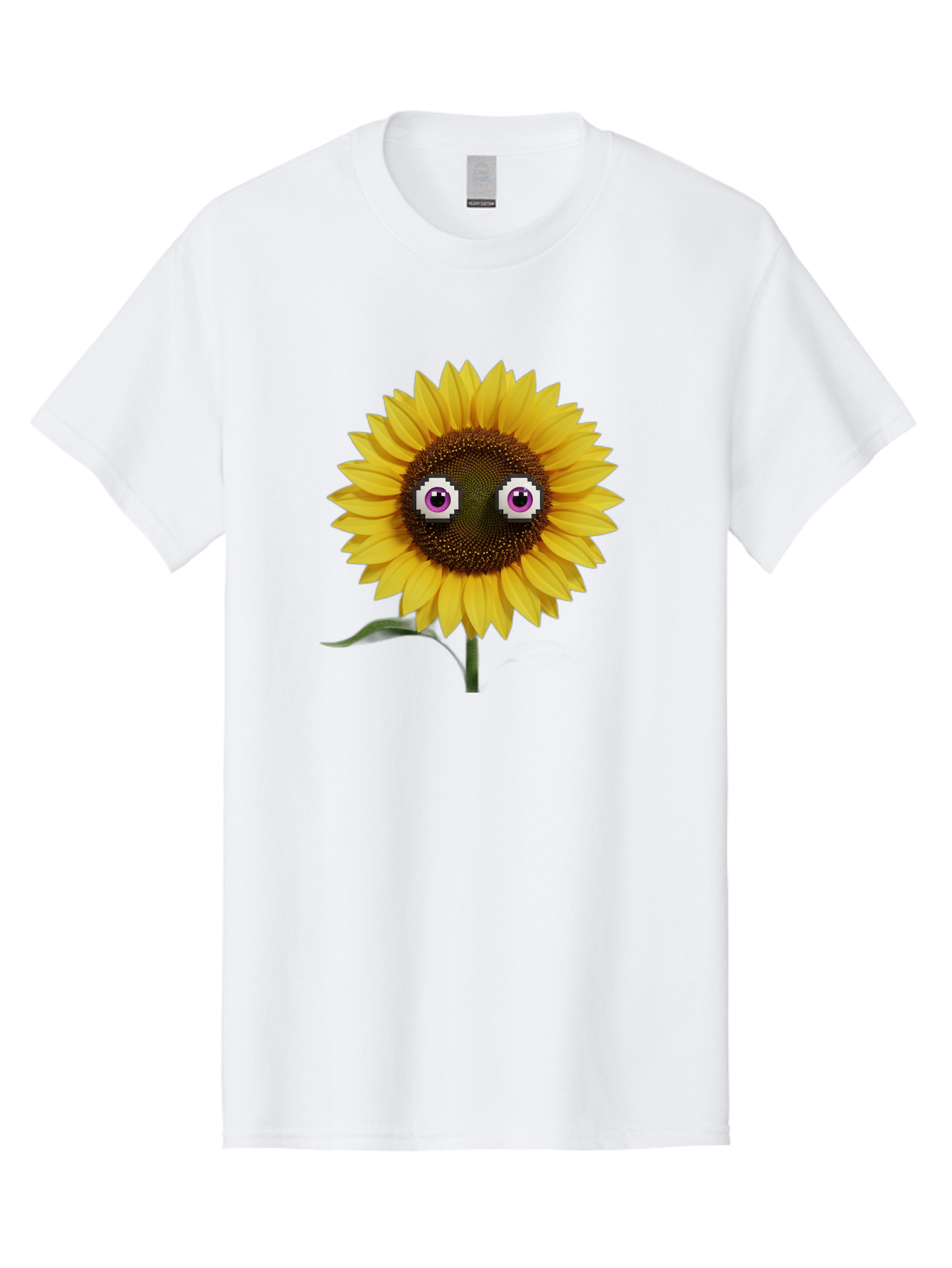 Sunflower-With-Eyes Men'S Graphic Tee, 100% Cotton, Comfortable Casual Summer Wear, Machine Washable, Vintage Camera, Old Camera, Antique Camera, Black Camera, Classic Photography, Photography Equipment, Nostalgic Device, Film Camera, Bag046 9