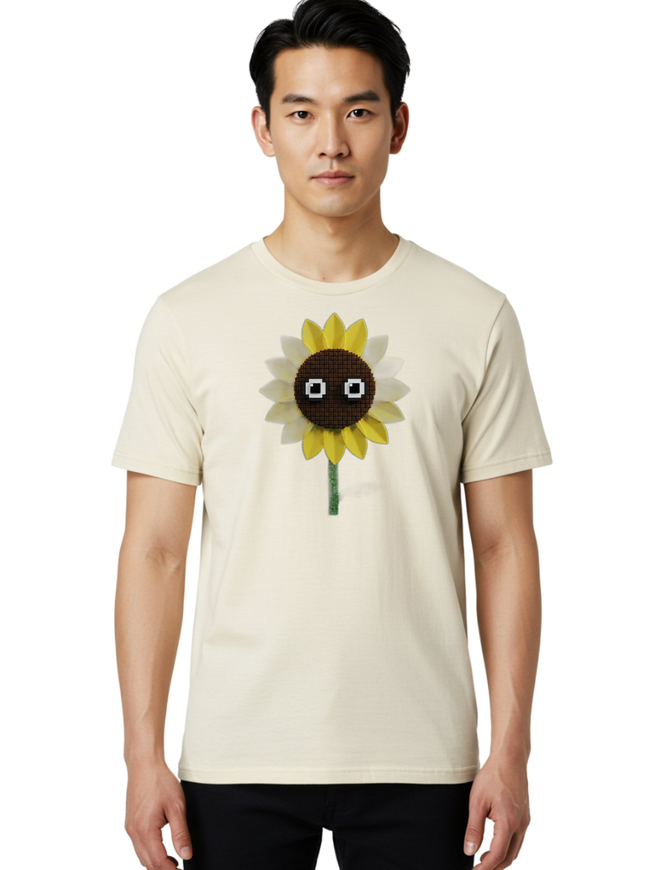 Sunflower Men'S Graphic Tee, 100% Cotton, Comfortable Casual Summer Wear, Machine Washable, Vintage Camera, Old Camera, Antique Camera, Black Camera, Classic Photography, Photography Equipment, Nostalgic Device, Film Camera, Camera Art Bag048 23