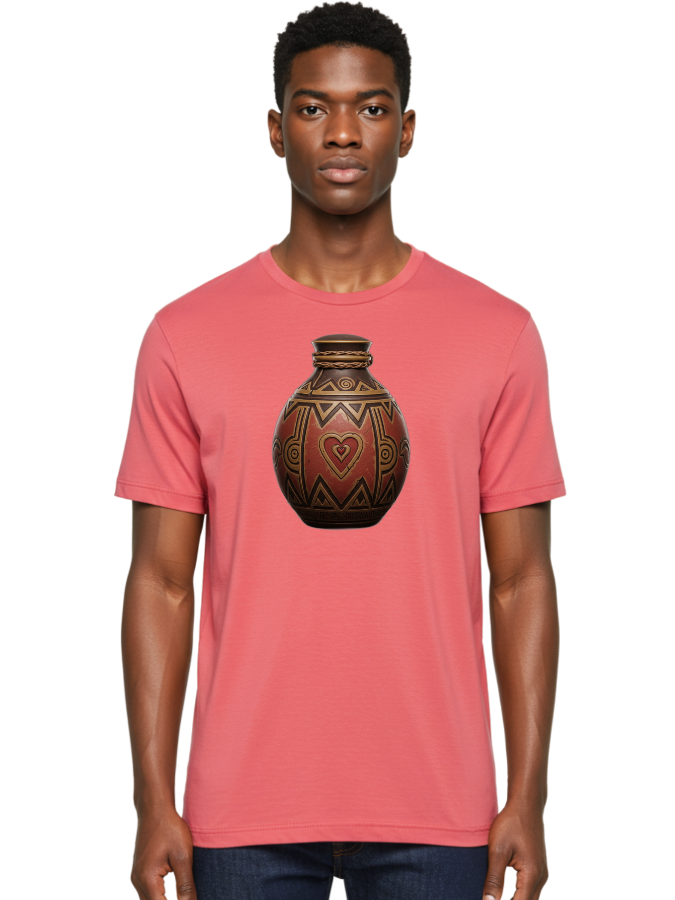Tribal-Pottery-Vase Men'S Graphic Tee, 100% Cotton, Comfortable Casual Summer Wear, Machine Washable, Vintage Camera, Old Camera, Antique Camera, Black Camera, Classic Photography, Photography Equipment, Nostalgic Device, Film Camera, Bag068 27