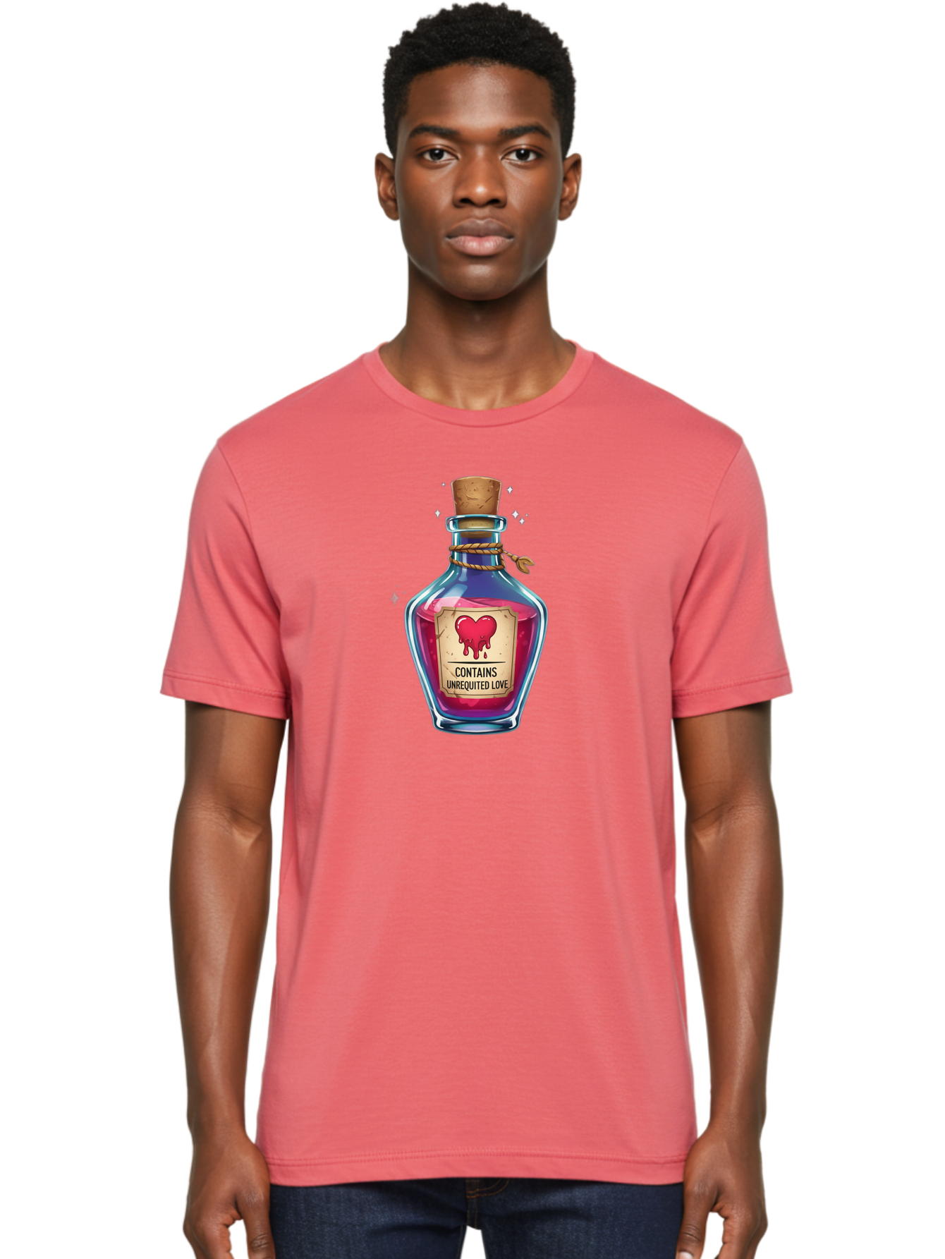 Unrequited-Love-Potion-Bottle Men'S Graphic Tee, 100% Cotton, Comfortable Casual Summer Wear, Machine Washable, Vintage Camera, Old Camera, Antique Camera, Black Camera, Classic Photography, Photography Equipment, Nostalgic Device, Bag070 18