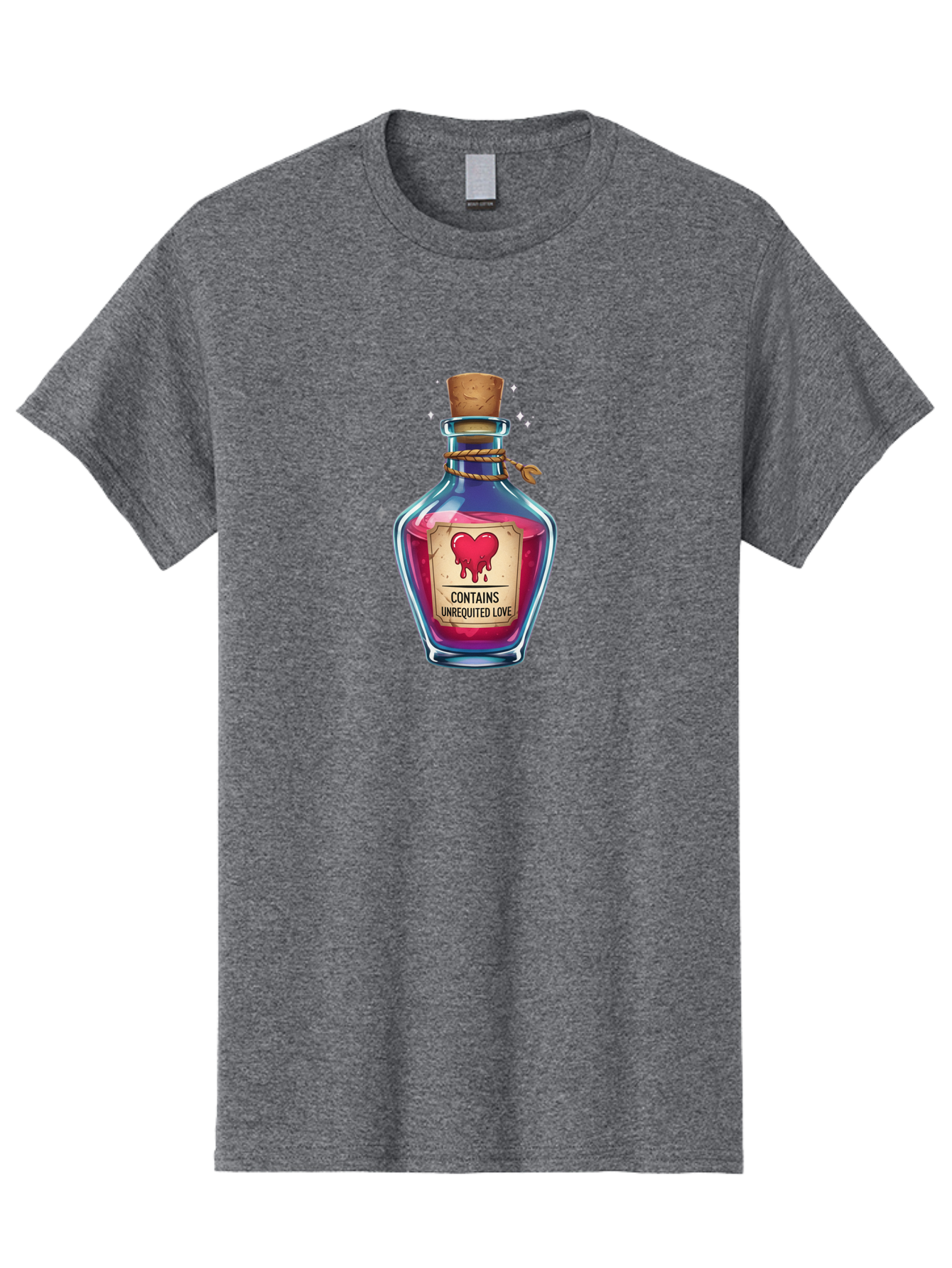 Unrequited-Love-Potion-Bottle Men'S Graphic Tee, 100% Cotton, Comfortable Casual Summer Wear, Machine Washable, Vintage Camera, Old Camera, Antique Camera, Black Camera, Classic Photography, Photography Equipment, Nostalgic Device, Bag070 2