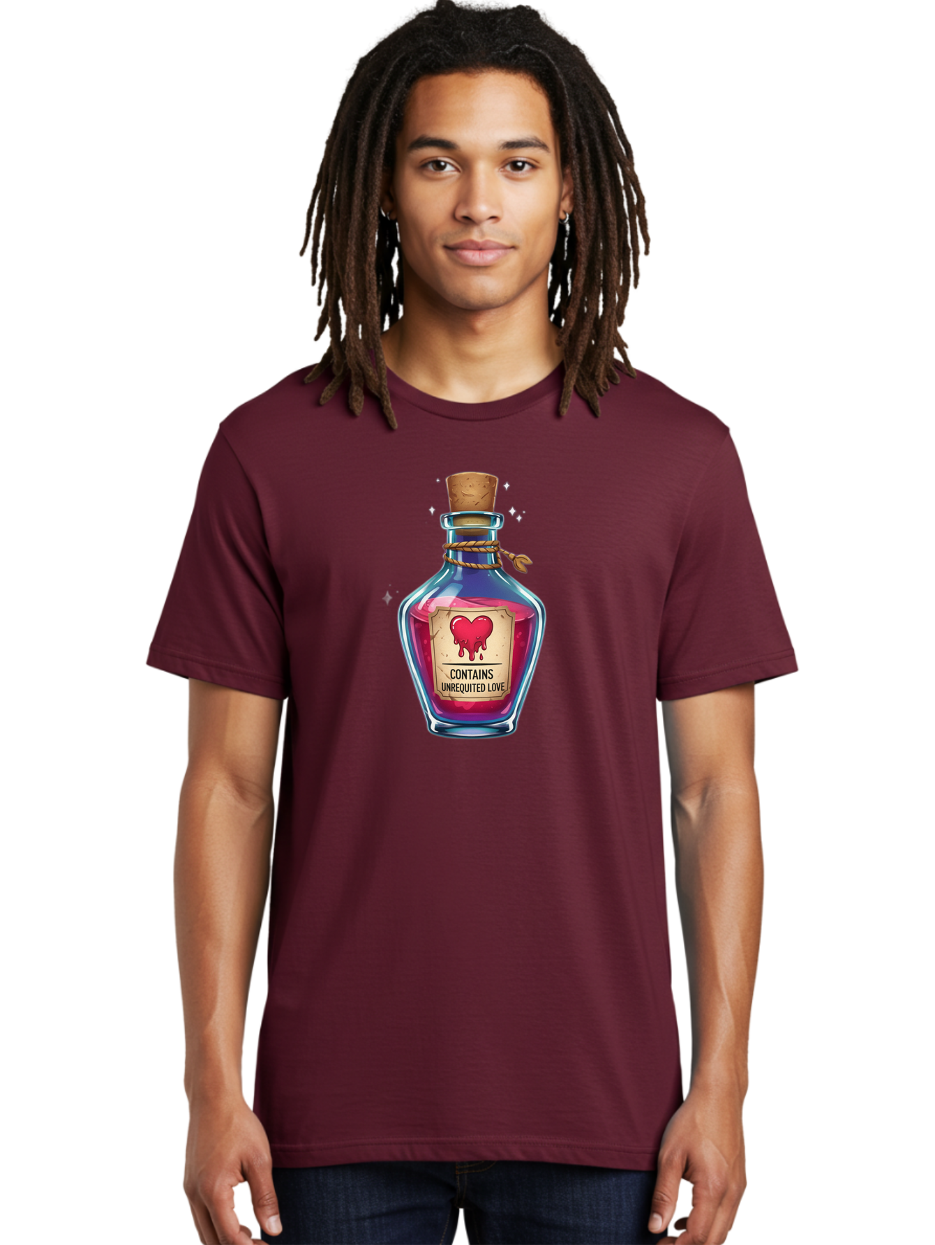 Unrequited-Love-Potion-Bottle Men'S Graphic Tee, 100% Cotton, Comfortable Casual Summer Wear, Machine Washable, Vintage Camera, Old Camera, Antique Camera, Black Camera, Classic Photography, Photography Equipment, Nostalgic Device, Bag070 25