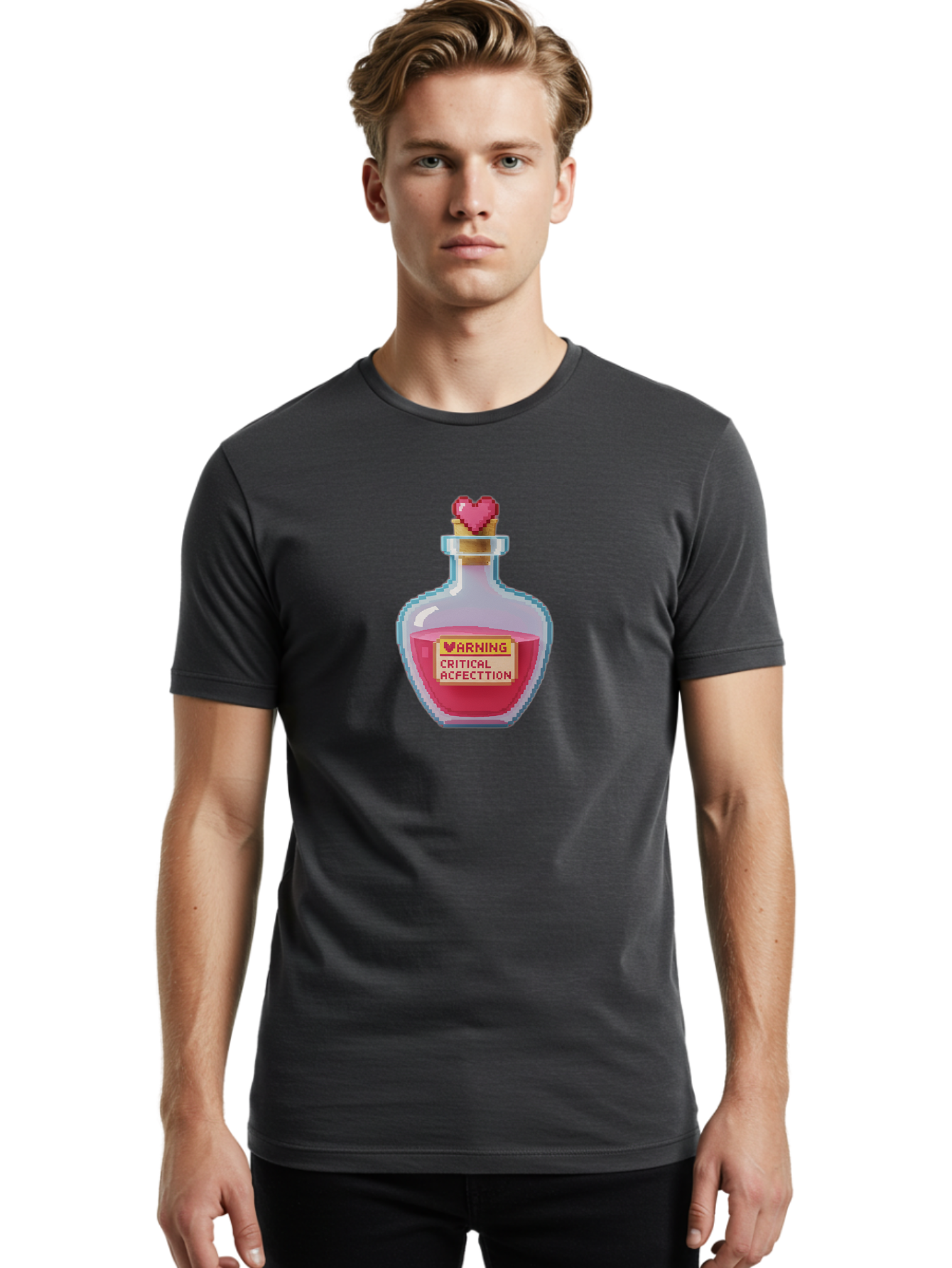 Warning-Critical-Acfection Men'S Graphic Tee, 100% Cotton, Comfortable Casual Summer Wear, Machine Washable, Vintage Camera, Old Camera, Antique Camera, Black Camera, Classic Photography, Photography Equipment, Nostalgic Device, Film Camera, Bag090 20