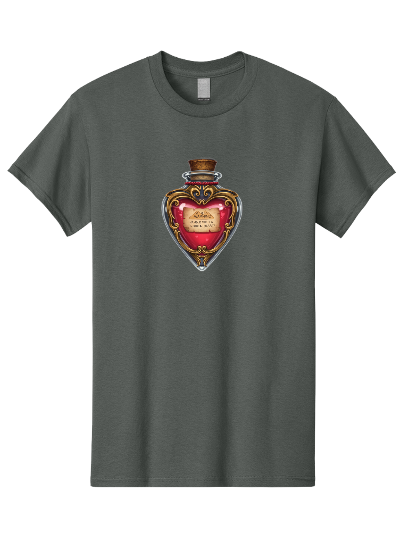Warning-Handle-With-A-Broken-Heart Men'S Graphic Tee, 100% Cotton, Comfortable Casual Summer Wear, Machine Washable, Vintage Camera, Old Camera, Antique Camera, Black Camera, Classic Photography, Photography Equipment, Nostalgic Device, Bag092 5