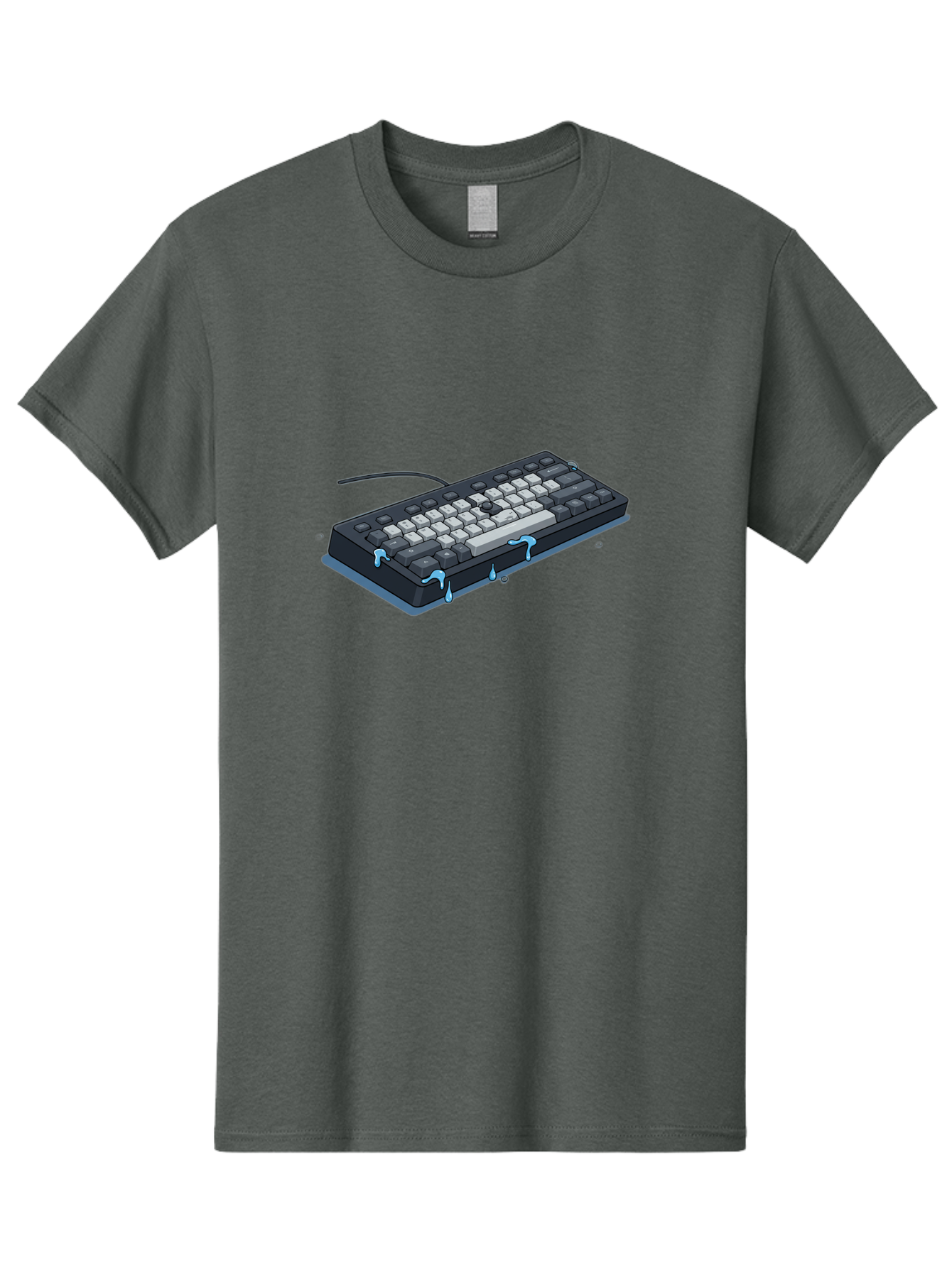 Water-Damaged-Keyboard Men'S Graphic Tee, 100% Cotton, Comfortable Casual Summer Wear, Machine Washable, Vintage Camera, Old Camera, Antique Camera, Black Camera, Classic Photography, Photography Equipment, Nostalgic Device, Film Camera, Bag095 6