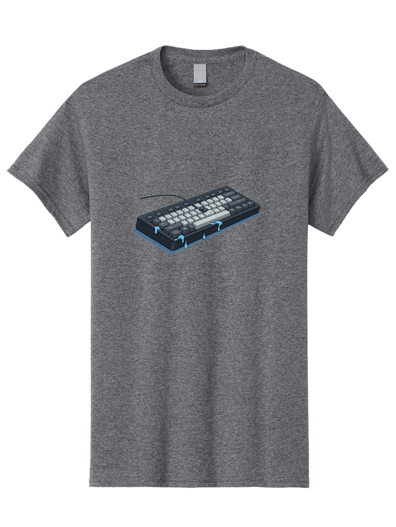 Water-Damaged-Keyboard Men'S Graphic Tee, 100% Cotton, Comfortable Casual Summer Wear, Machine Washable, Vintage Camera, Old Camera, Antique Camera, Black Camera, Classic Photography, Photography Equipment, Nostalgic Device, Film Camera, Bag095 12