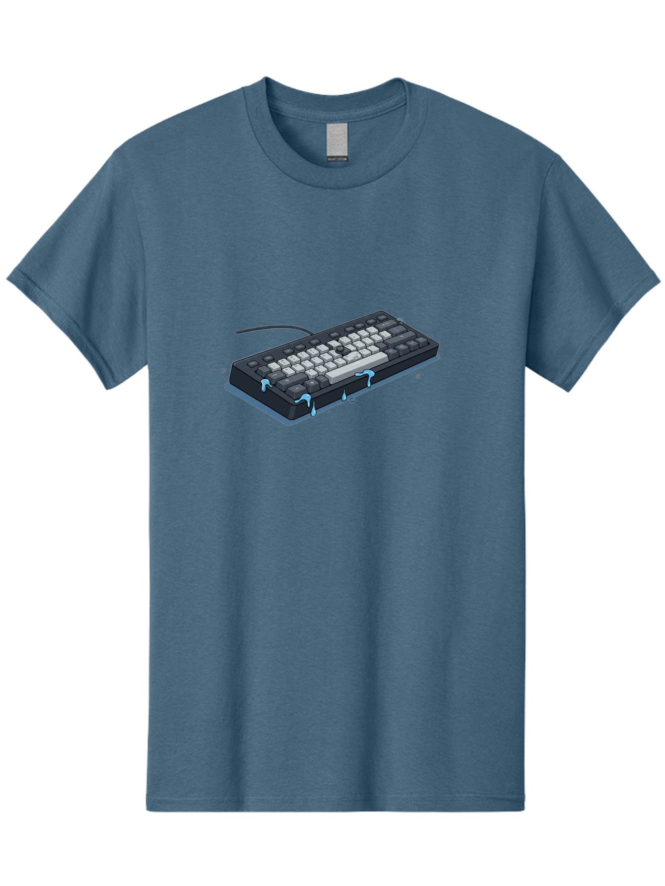 Water-Damaged-Keyboard Men'S Graphic Tee, 100% Cotton, Comfortable Casual Summer Wear, Machine Washable, Vintage Camera, Old Camera, Antique Camera, Black Camera, Classic Photography, Photography Equipment, Nostalgic Device, Film Camera, Bag095 10