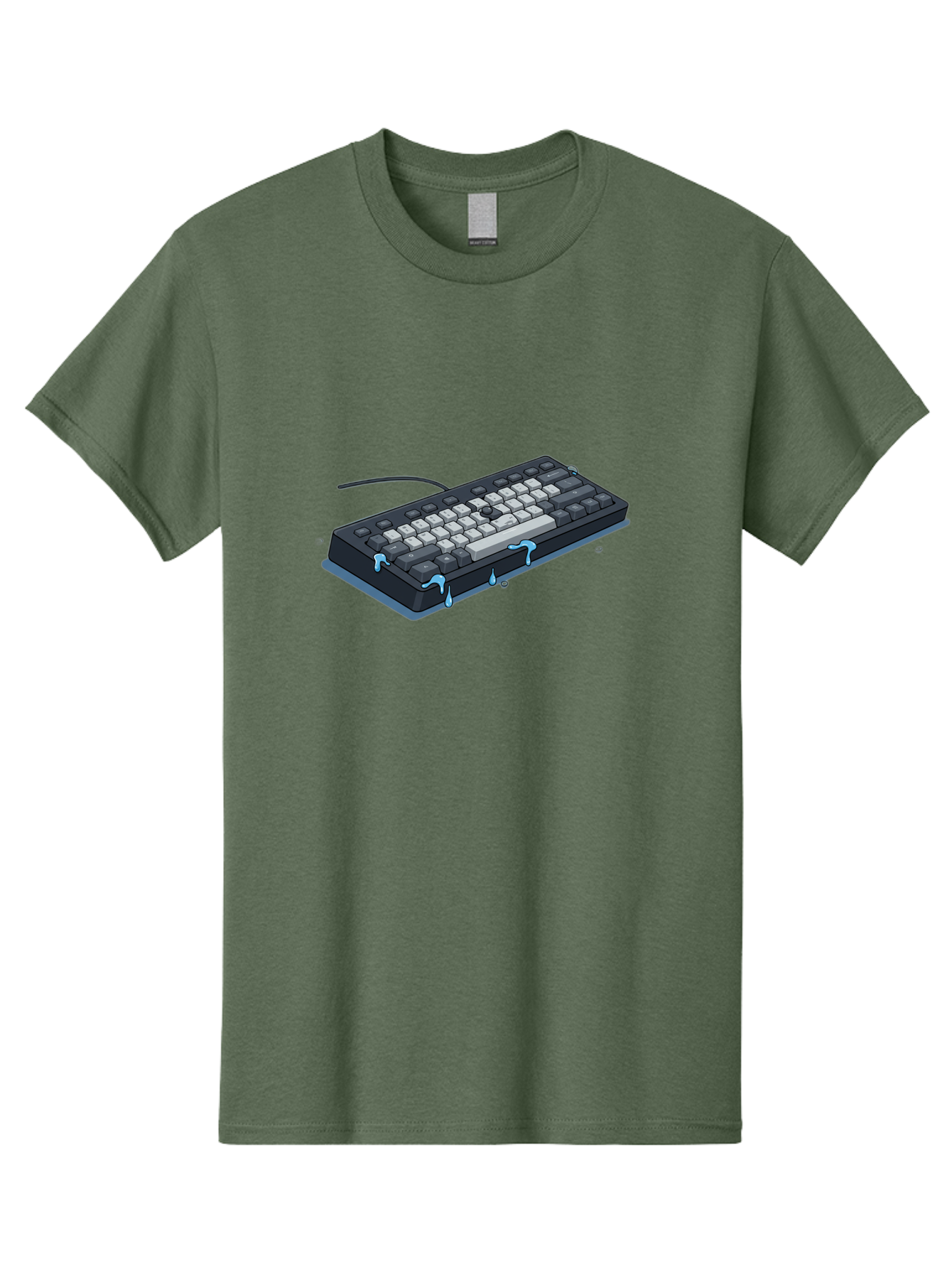 Water-Damaged-Keyboard Men'S Graphic Tee, 100% Cotton, Comfortable Casual Summer Wear, Machine Washable, Vintage Camera, Old Camera, Antique Camera, Black Camera, Classic Photography, Photography Equipment, Nostalgic Device, Film Camera, Bag095 9