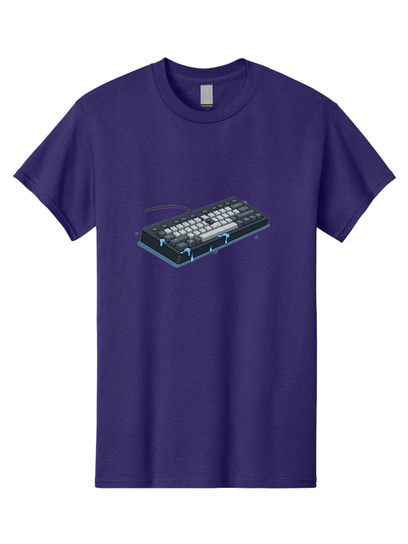 Water-Damaged-Keyboard Men'S Graphic Tee, 100% Cotton, Comfortable Casual Summer Wear, Machine Washable, Vintage Camera, Old Camera, Antique Camera, Black Camera, Classic Photography, Photography Equipment, Nostalgic Device, Film Camera, Bag095 13
