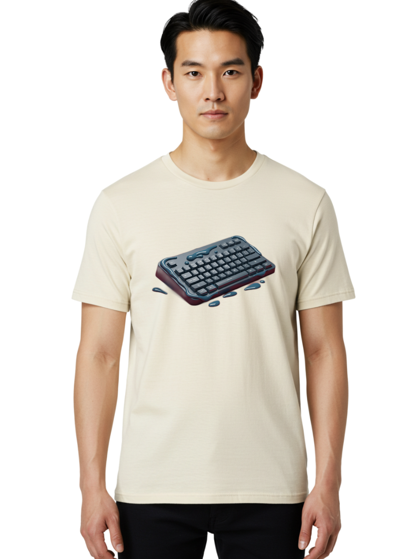 Wet-Keyboard Men'S Graphic Tee, 100% Cotton, Comfortable Casual Summer Wear, Machine Washable, Vintage Camera, Old Camera, Antique Camera, Black Camera, Classic Photography, Photography Equipment, Nostalgic Device, Film Camera, Camera Art Bag097 29