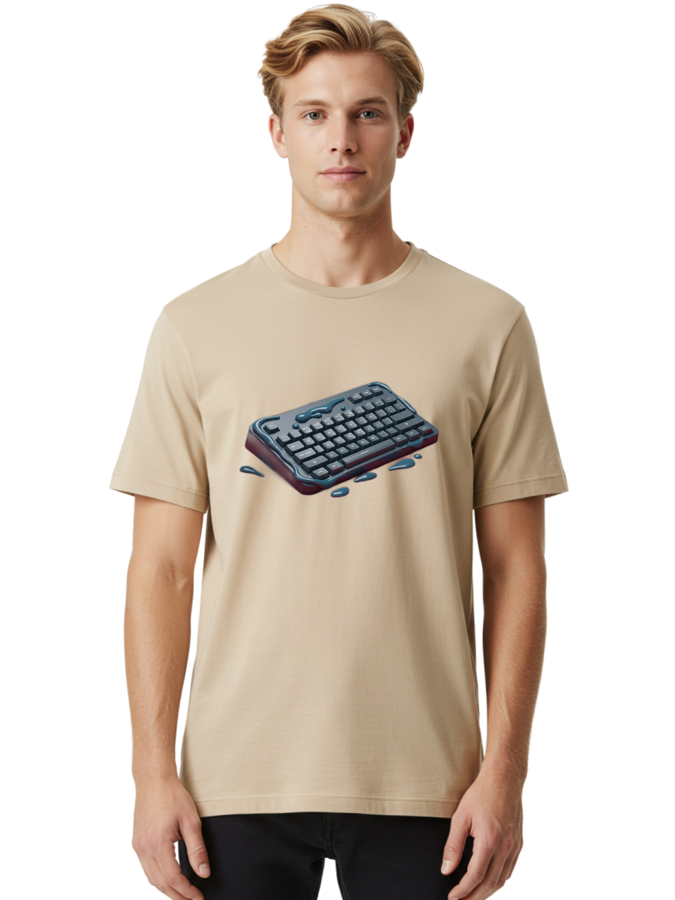 Wet-Keyboard Men'S Graphic Tee, 100% Cotton, Comfortable Casual Summer Wear, Machine Washable, Vintage Camera, Old Camera, Antique Camera, Black Camera, Classic Photography, Photography Equipment, Nostalgic Device, Film Camera, Camera Art Bag097 16