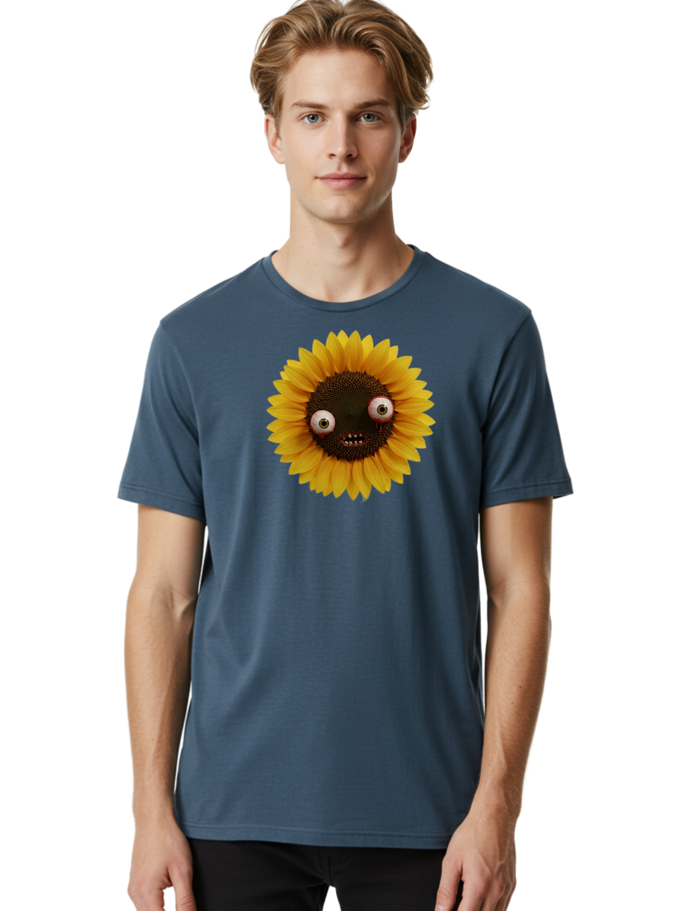 Zombie-Sunflower Men'S Graphic Tee, 100% Cotton, Comfortable Casual Summer Wear, Machine Washable, Vintage Camera, Old Camera, Antique Camera, Black Camera, Classic Photography, Photography Equipment, Nostalgic Device, Film Camera, Camera Art Bag099 18