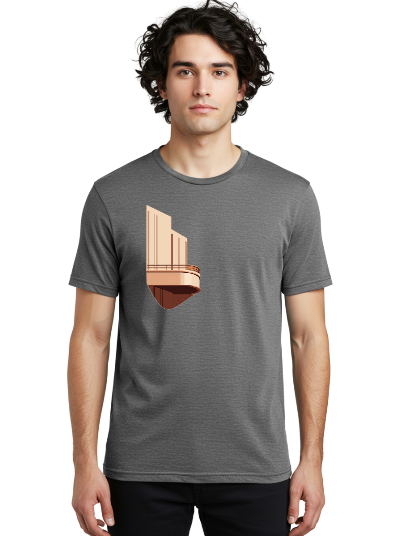 3D-Balcony-Graphic Men'S Graphic Tee, 100% Cotton, Comfortable Casual Summer Wear, Machine Washable, Vintage Camera, Old Camera, Antique Camera, Black Camera, Classic Photography, Photography Equipment, Nostalgic Device, Film Camera, Bag104 26