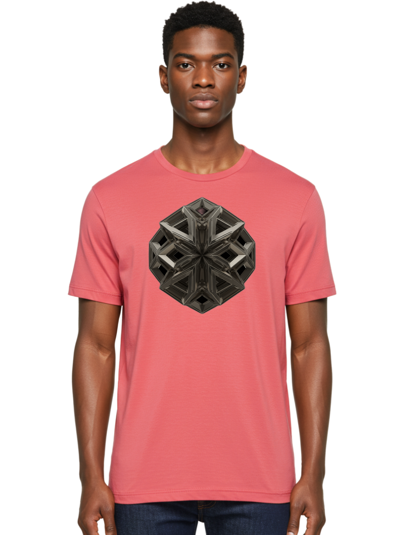 3D-Fractal-Star Men'S Graphic Tee, 100% Cotton, Comfortable Casual Summer Wear, Machine Washable, Vintage Camera, Old Camera, Antique Camera, Black Camera, Classic Photography, Photography Equipment, Nostalgic Device, Film Camera, Camera Art Bag105 20