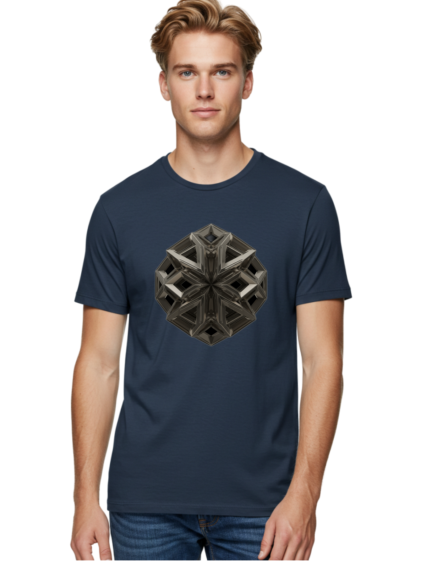 3D-Fractal-Star Men'S Graphic Tee, 100% Cotton, Comfortable Casual Summer Wear, Machine Washable, Vintage Camera, Old Camera, Antique Camera, Black Camera, Classic Photography, Photography Equipment, Nostalgic Device, Film Camera, Camera Art Bag105 16