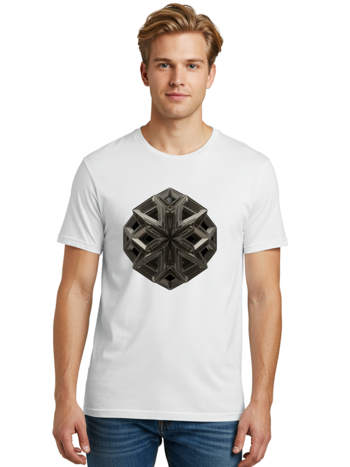 3D-Fractal-Star Men'S Graphic Tee, 100% Cotton, Comfortable Casual Summer Wear, Machine Washable, Vintage Camera, Old Camera, Antique Camera, Black Camera, Classic Photography, Photography Equipment, Nostalgic Device, Film Camera, Camera Art Bag105 28