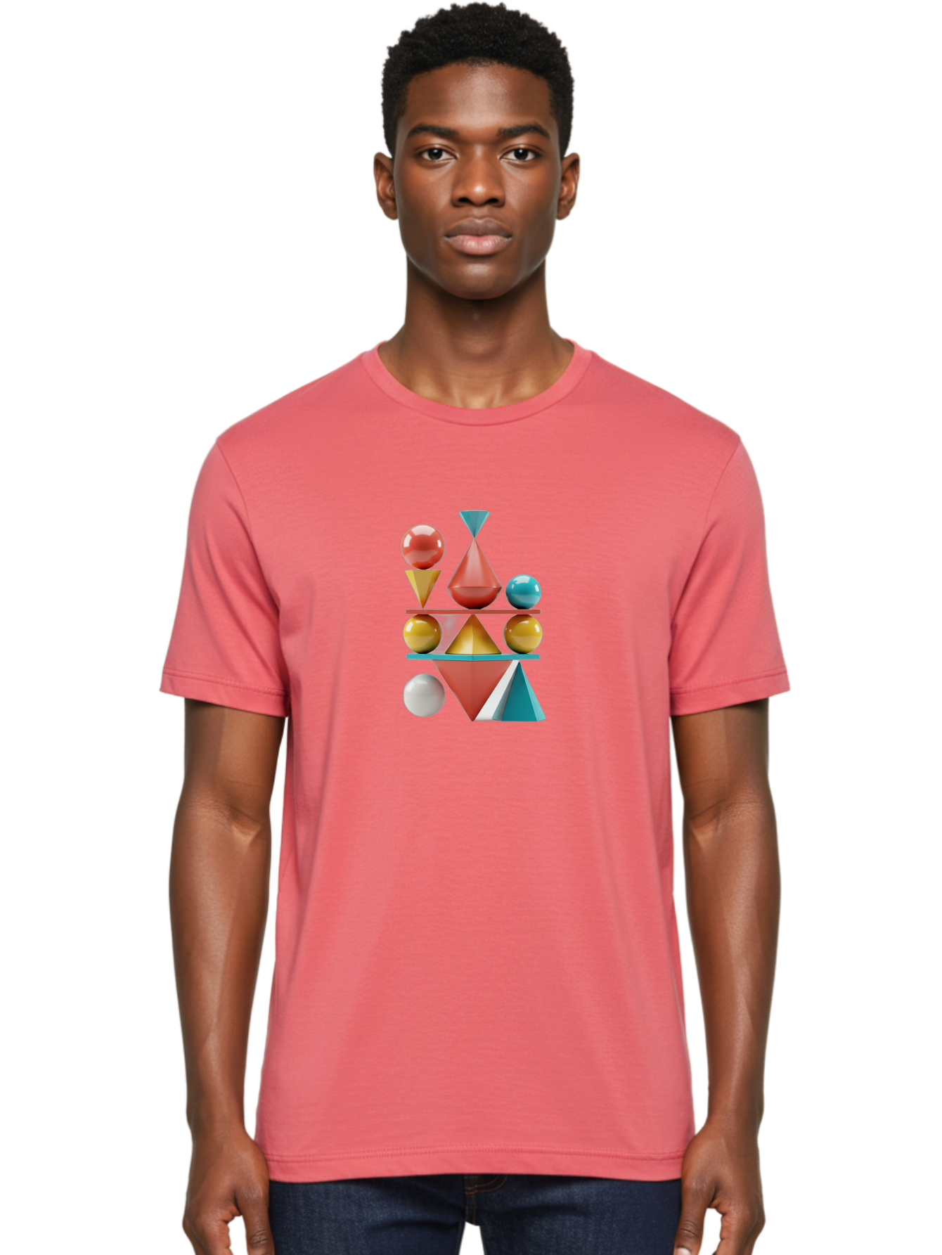 3D-Geometric-Shapes Men'S Graphic Tee, 100% Cotton, Comfortable Casual Summer Wear, Machine Washable, Vintage Camera, Old Camera, Antique Camera, Black Camera, Classic Photography, Photography Equipment, Nostalgic Device, Film Camera, Bag106 21