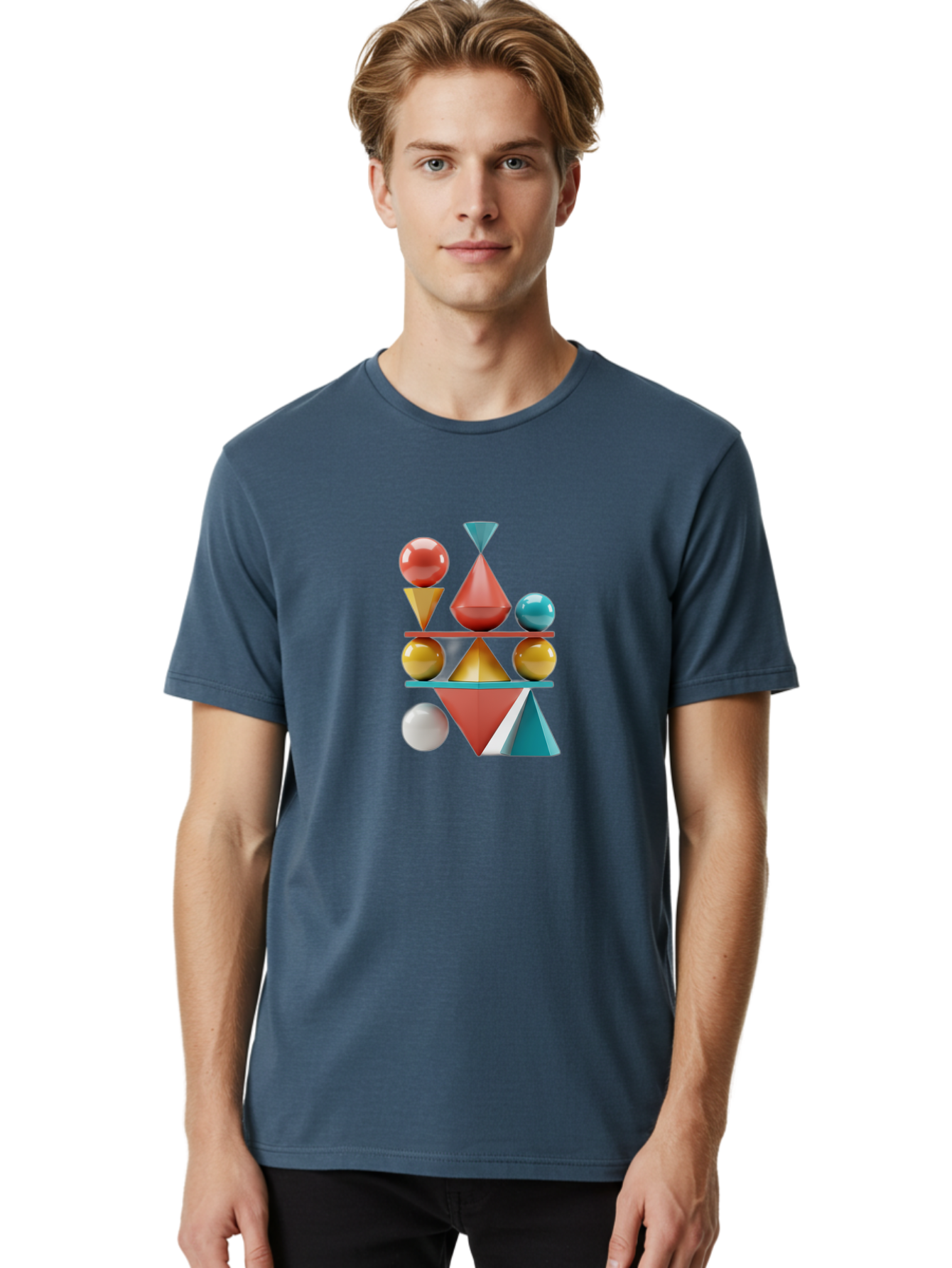 3D-Geometric-Shapes Men'S Graphic Tee, 100% Cotton, Comfortable Casual Summer Wear, Machine Washable, Vintage Camera, Old Camera, Antique Camera, Black Camera, Classic Photography, Photography Equipment, Nostalgic Device, Film Camera, Bag106 26
