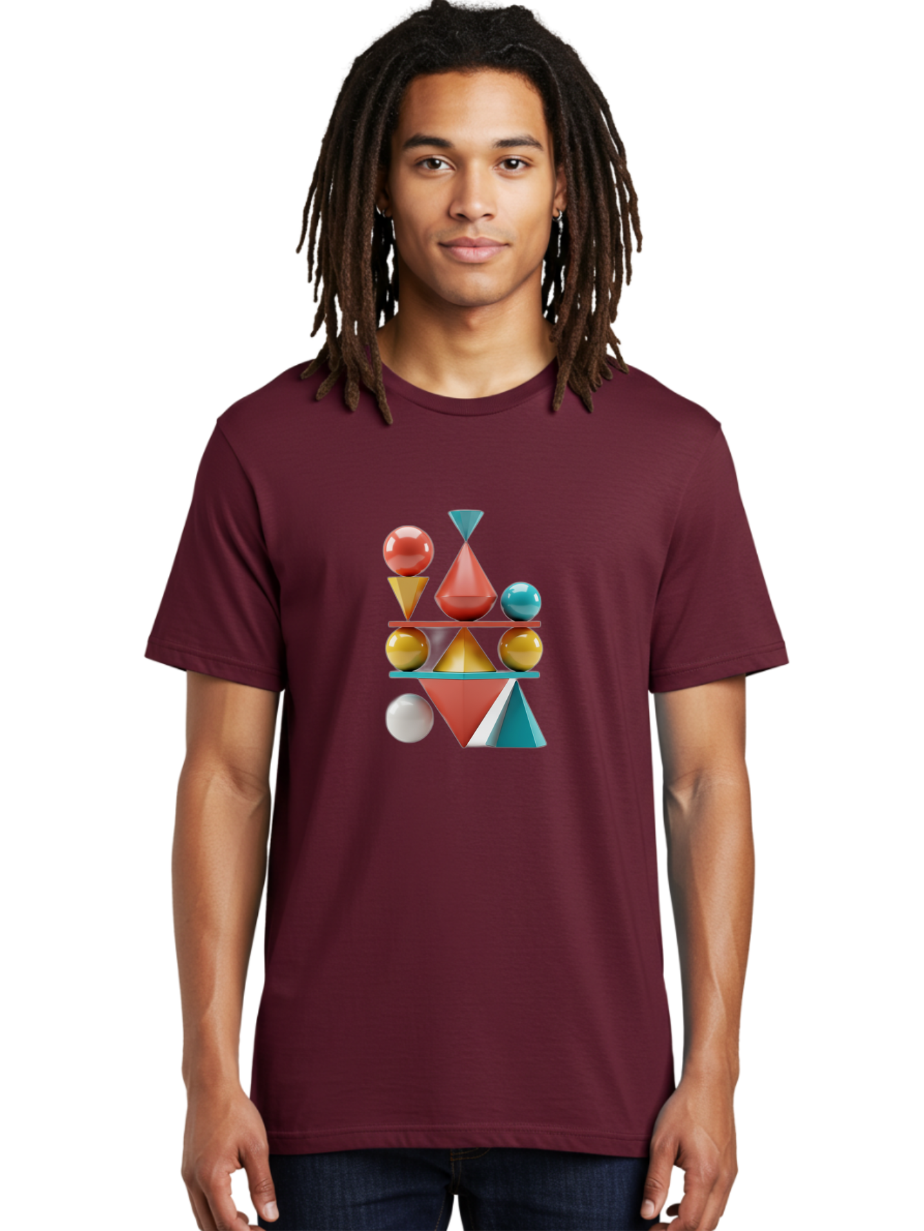 3D-Geometric-Shapes Men'S Graphic Tee, 100% Cotton, Comfortable Casual Summer Wear, Machine Washable, Vintage Camera, Old Camera, Antique Camera, Black Camera, Classic Photography, Photography Equipment, Nostalgic Device, Film Camera, Bag106 22
