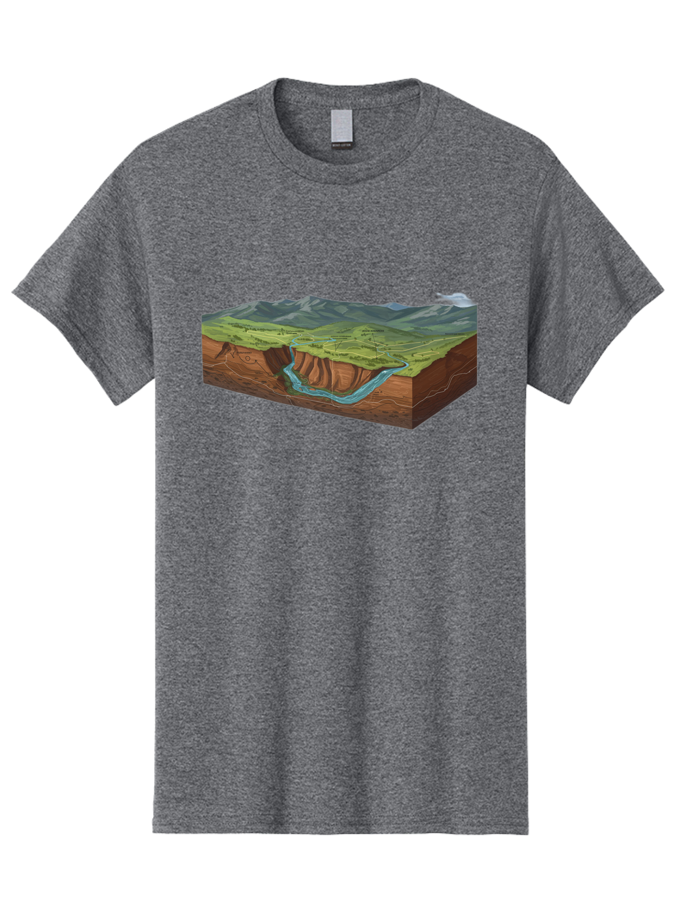 3D-Landscape-Cross-Section Men'S Graphic Tee, 100% Cotton, Comfortable Casual Summer Wear, Machine Washable, Vintage Camera, Old Camera, Antique Camera, Black Camera, Classic Photography, Photography Equipment, Nostalgic Device, Film Camera, Bag107 11