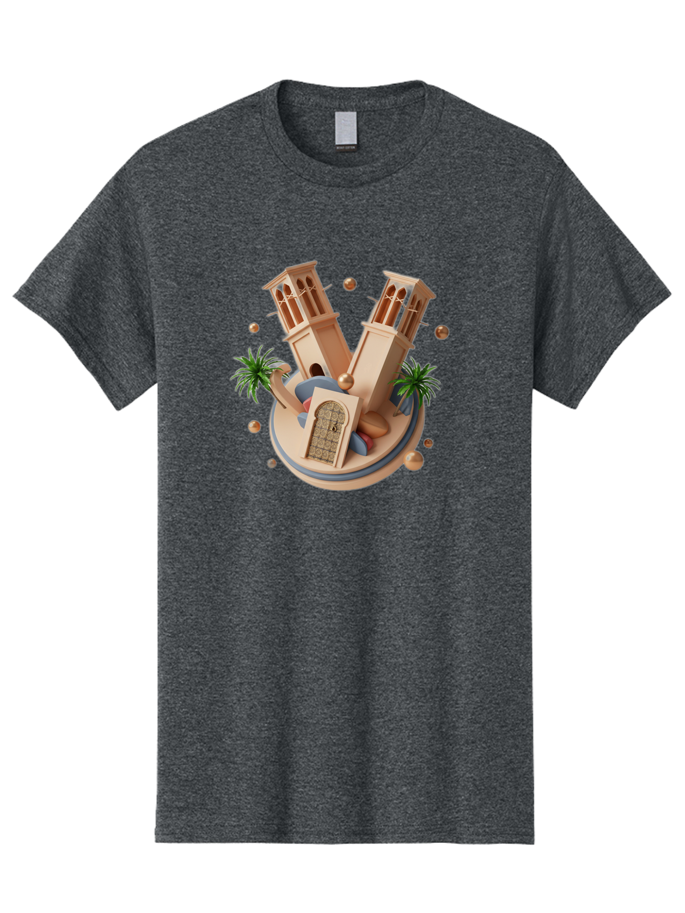 3D-Mosque-Towers Men'S Graphic Tee, 100% Cotton, Comfortable Casual Summer Wear, Machine Washable, Vintage Camera, Old Camera, Antique Camera, Black Camera, Classic Photography, Photography Equipment, Nostalgic Device, Film Camera, Camera Art Bag109 12