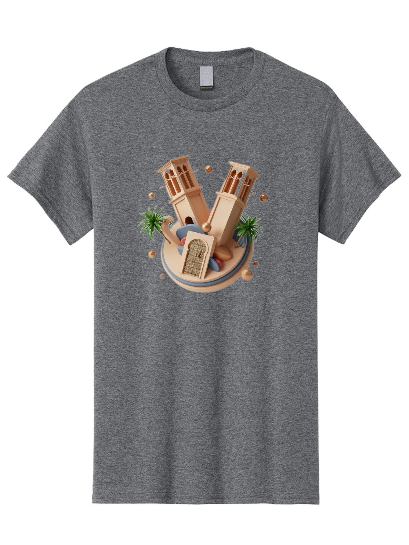 3D-Mosque-Towers Men'S Graphic Tee, 100% Cotton, Comfortable Casual Summer Wear, Machine Washable, Vintage Camera, Old Camera, Antique Camera, Black Camera, Classic Photography, Photography Equipment, Nostalgic Device, Film Camera, Camera Art Bag109 4