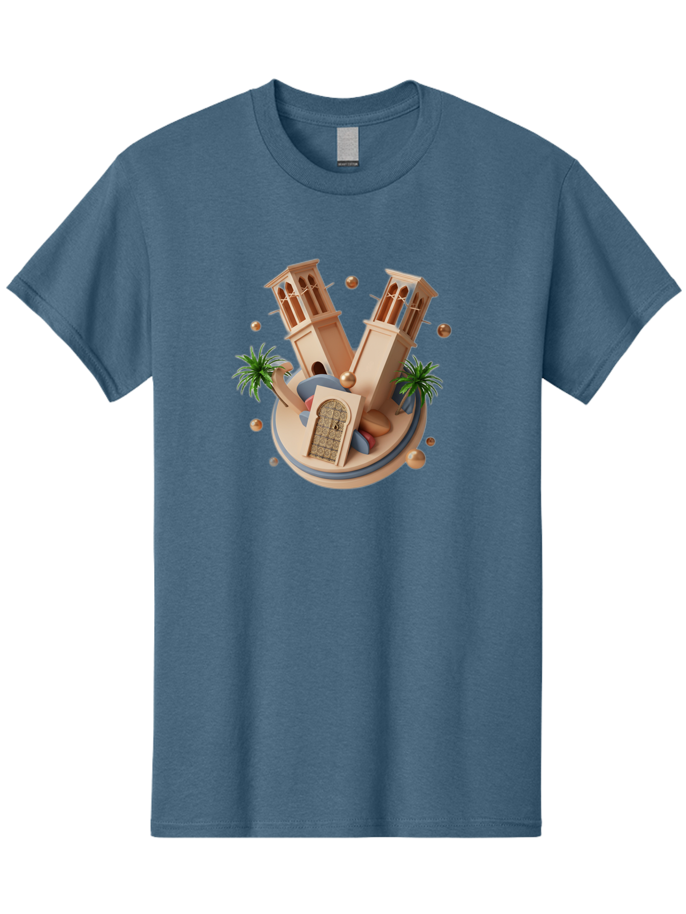 3D-Mosque-Towers Men'S Graphic Tee, 100% Cotton, Comfortable Casual Summer Wear, Machine Washable, Vintage Camera, Old Camera, Antique Camera, Black Camera, Classic Photography, Photography Equipment, Nostalgic Device, Film Camera, Camera Art Bag109 8