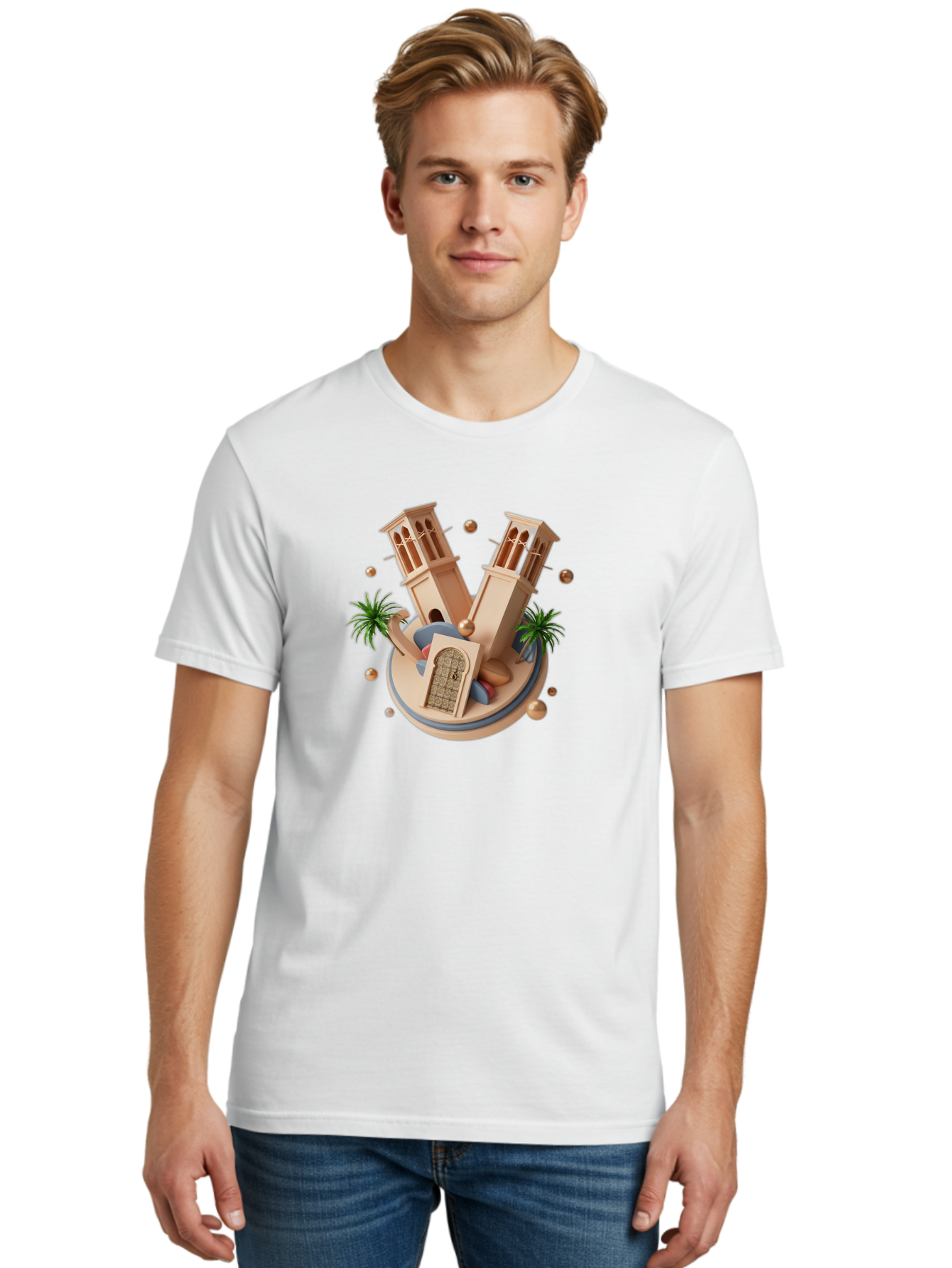3D-Mosque-Towers Men'S Graphic Tee, 100% Cotton, Comfortable Casual Summer Wear, Machine Washable, Vintage Camera, Old Camera, Antique Camera, Black Camera, Classic Photography, Photography Equipment, Nostalgic Device, Film Camera, Camera Art Bag109 30