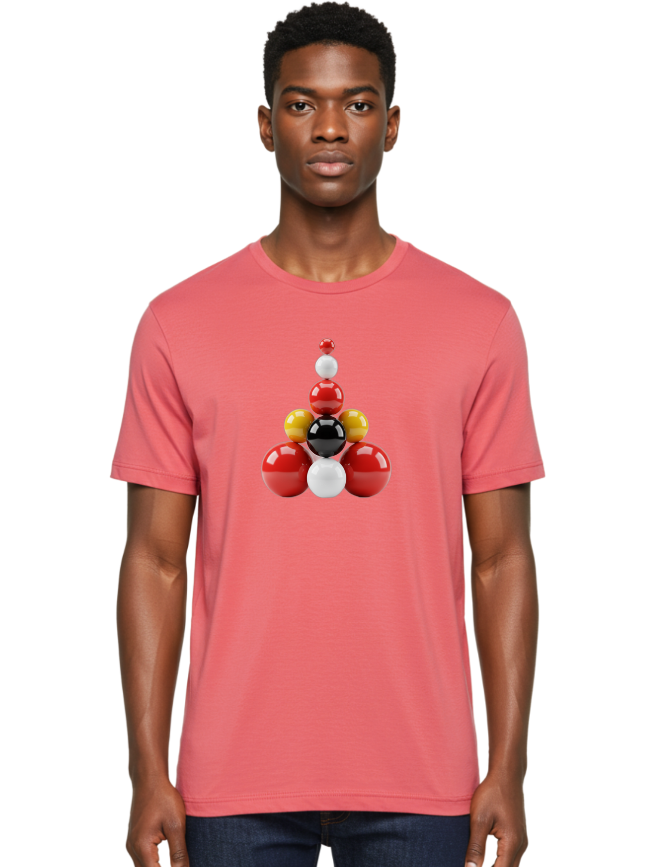 3D-Spheres-Pyramid Men'S Graphic Tee, 100% Cotton, Comfortable Casual Summer Wear, Machine Washable, Vintage Camera, Old Camera, Antique Camera, Black Camera, Classic Photography, Photography Equipment, Nostalgic Device, Film Camera, Bag113 21