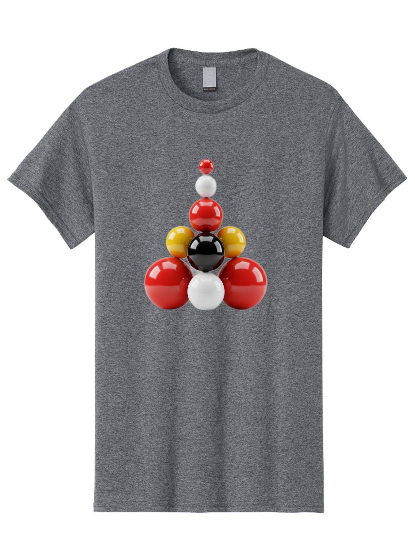 3D-Spheres-Pyramid Men'S Graphic Tee, 100% Cotton, Comfortable Casual Summer Wear, Machine Washable, Vintage Camera, Old Camera, Antique Camera, Black Camera, Classic Photography, Photography Equipment, Nostalgic Device, Film Camera, Bag113 9