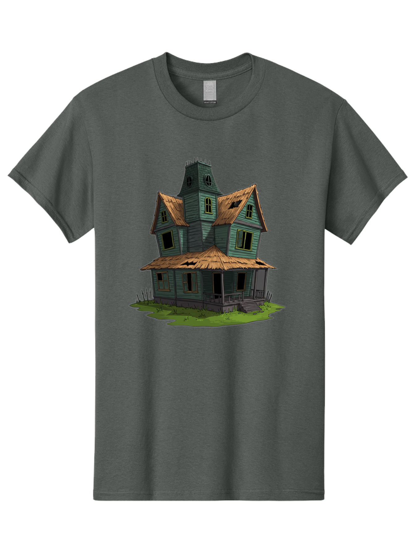 Abandoned-Victorian-House Men'S Graphic Tee, 100% Cotton, Comfortable Casual Summer Wear, Machine Washable, Vintage Camera, Old Camera, Antique Camera, Black Camera, Classic Photography, Photography Equipment, Nostalgic Device, Film Camera, Bag120 13
