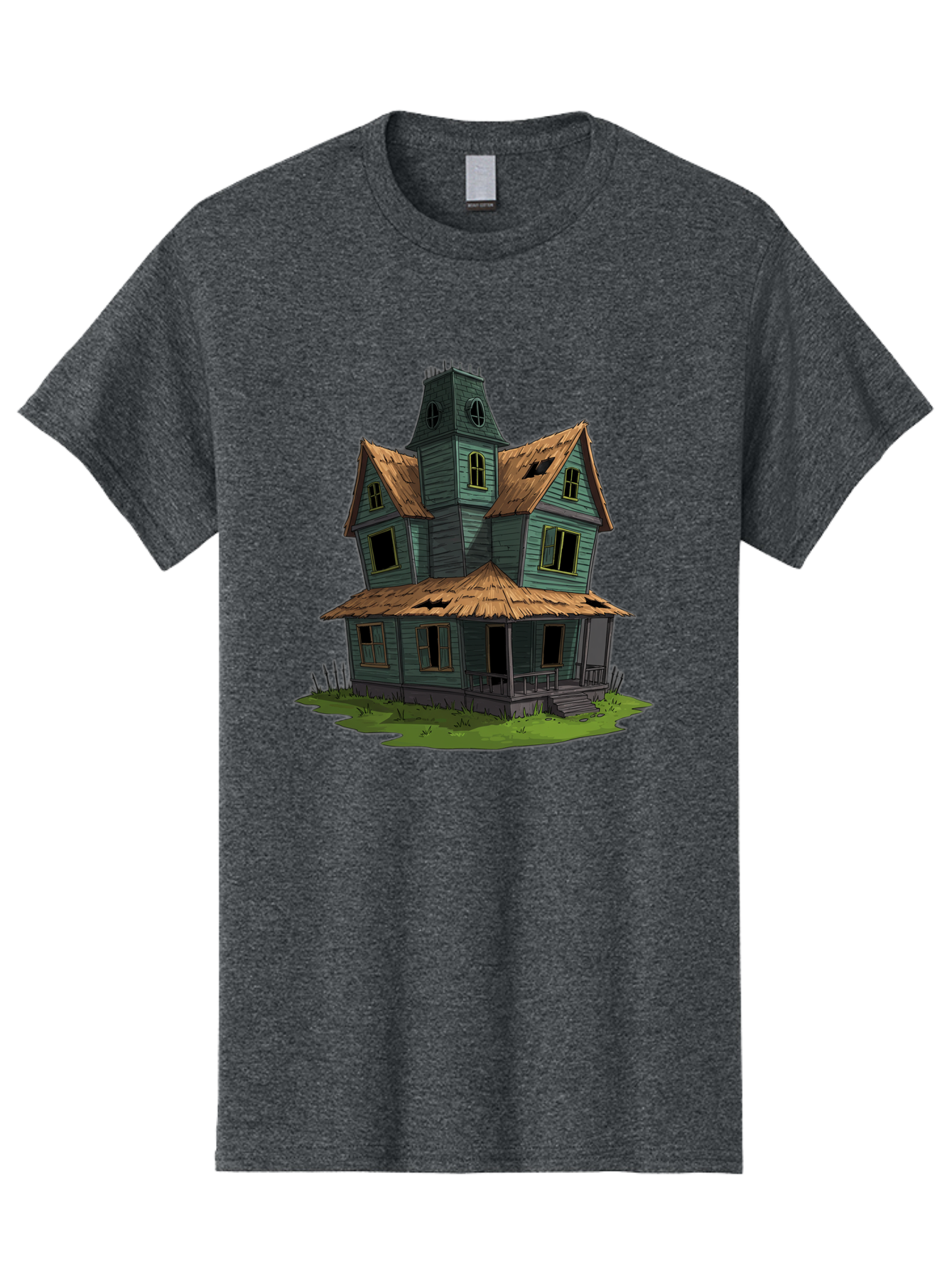 Abandoned-Victorian-House Men'S Graphic Tee, 100% Cotton, Comfortable Casual Summer Wear, Machine Washable, Vintage Camera, Old Camera, Antique Camera, Black Camera, Classic Photography, Photography Equipment, Nostalgic Device, Film Camera, Bag120 9