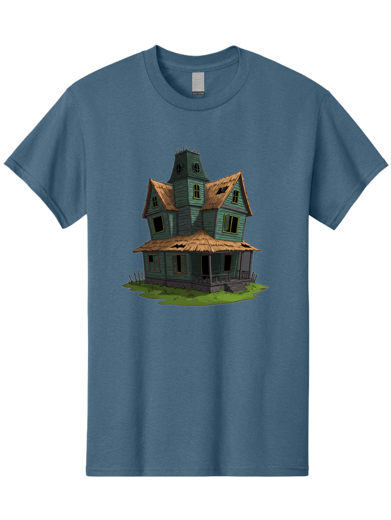 Abandoned-Victorian-House Men'S Graphic Tee, 100% Cotton, Comfortable Casual Summer Wear, Machine Washable, Vintage Camera, Old Camera, Antique Camera, Black Camera, Classic Photography, Photography Equipment, Nostalgic Device, Film Camera, Bag120 7