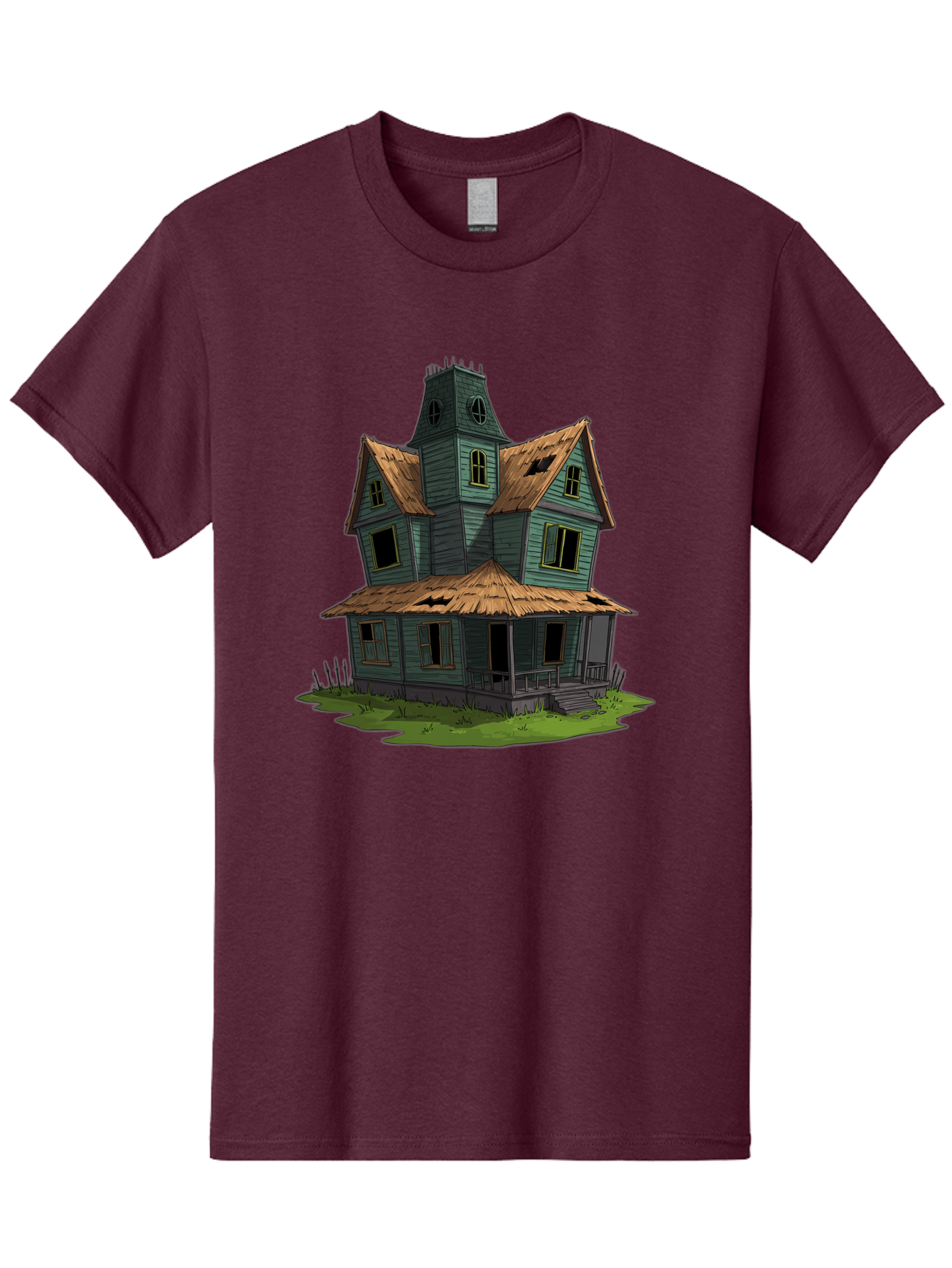 Abandoned-Victorian-House Men'S Graphic Tee, 100% Cotton, Comfortable Casual Summer Wear, Machine Washable, Vintage Camera, Old Camera, Antique Camera, Black Camera, Classic Photography, Photography Equipment, Nostalgic Device, Film Camera, Bag120 14