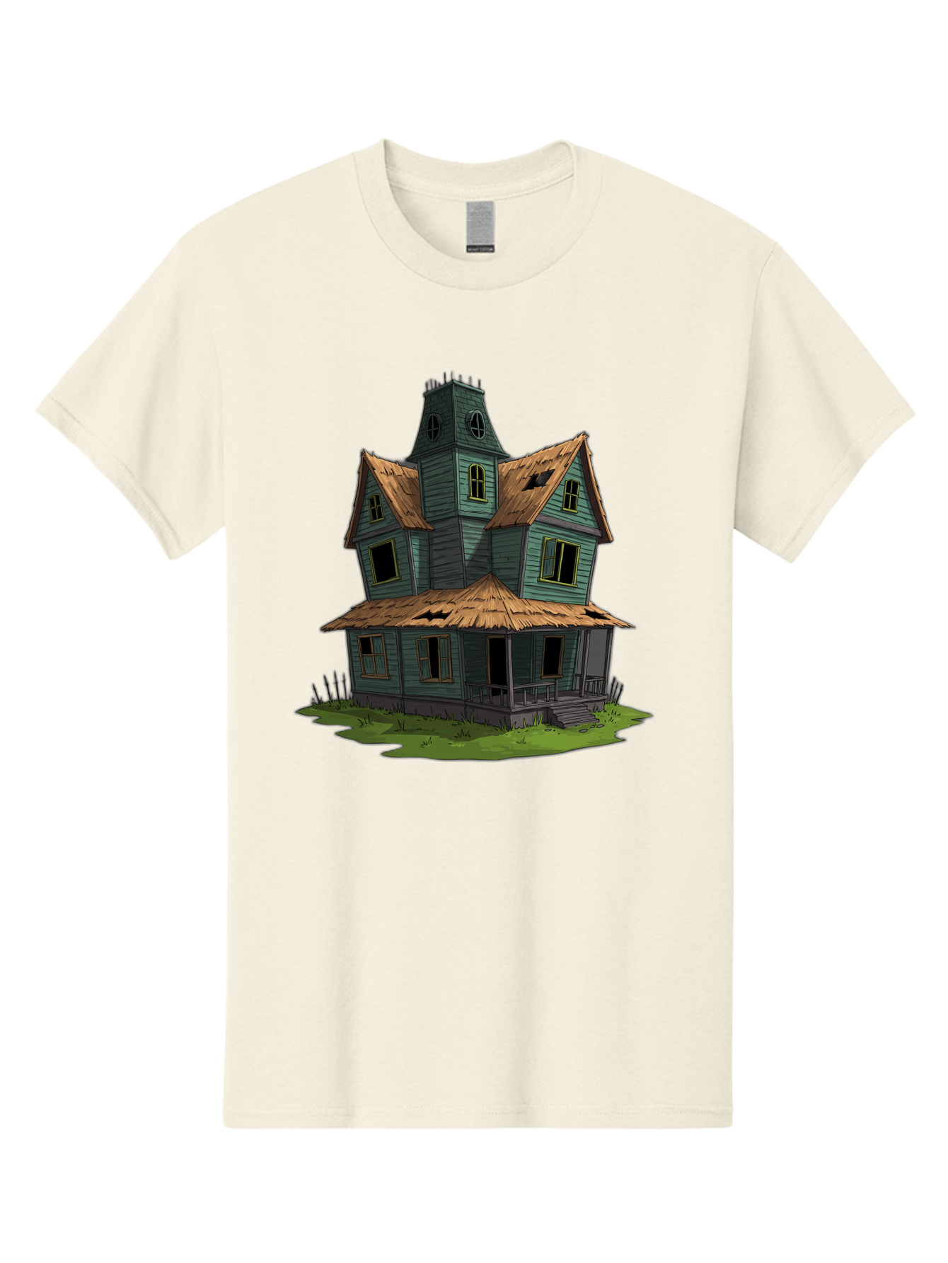 Abandoned-Victorian-House Men'S Graphic Tee, 100% Cotton, Comfortable Casual Summer Wear, Machine Washable, Vintage Camera, Old Camera, Antique Camera, Black Camera, Classic Photography, Photography Equipment, Nostalgic Device, Film Camera, Bag120 4