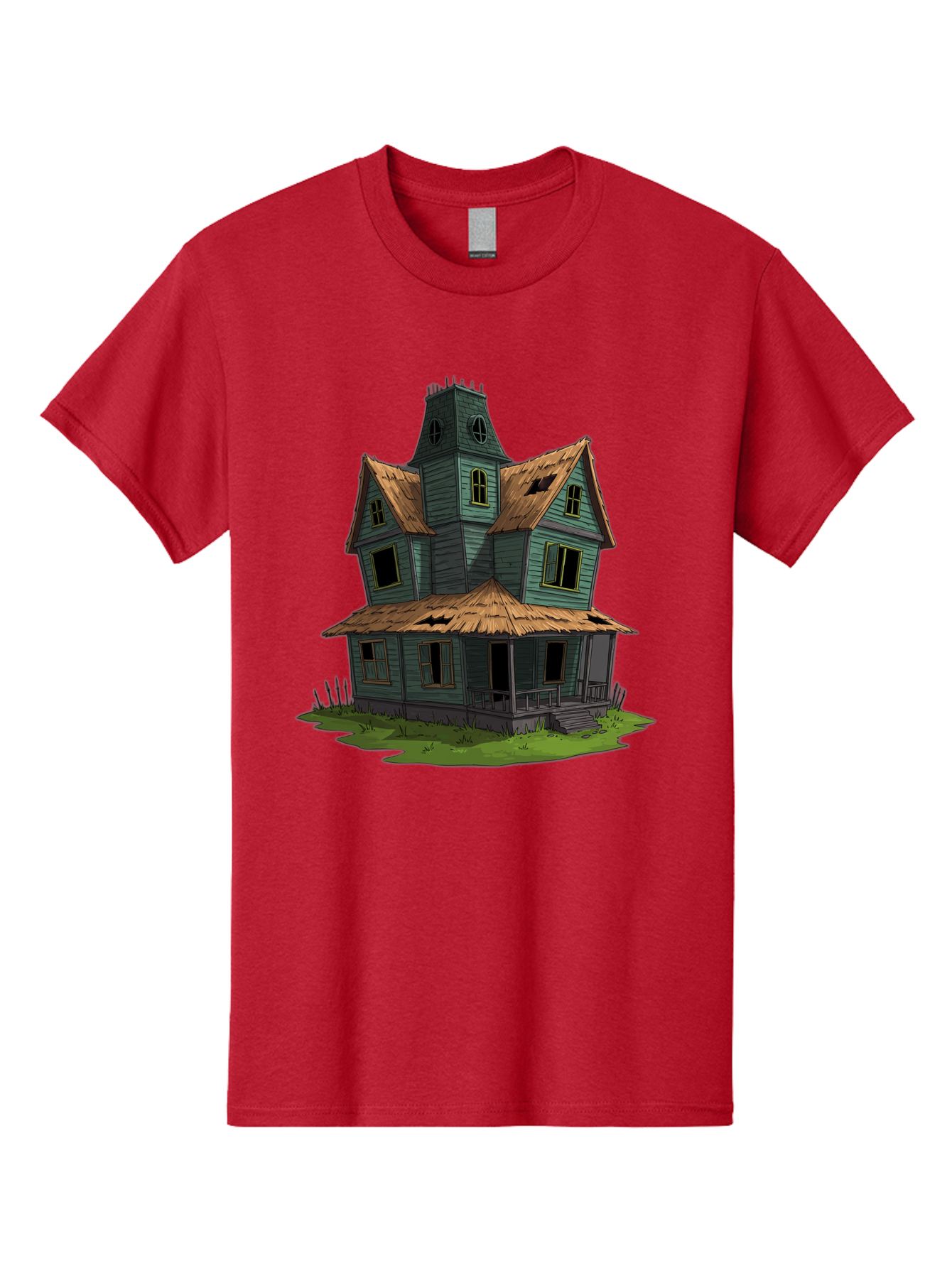 Abandoned-Victorian-House Men'S Graphic Tee, 100% Cotton, Comfortable Casual Summer Wear, Machine Washable, Vintage Camera, Old Camera, Antique Camera, Black Camera, Classic Photography, Photography Equipment, Nostalgic Device, Film Camera, Bag120 6
