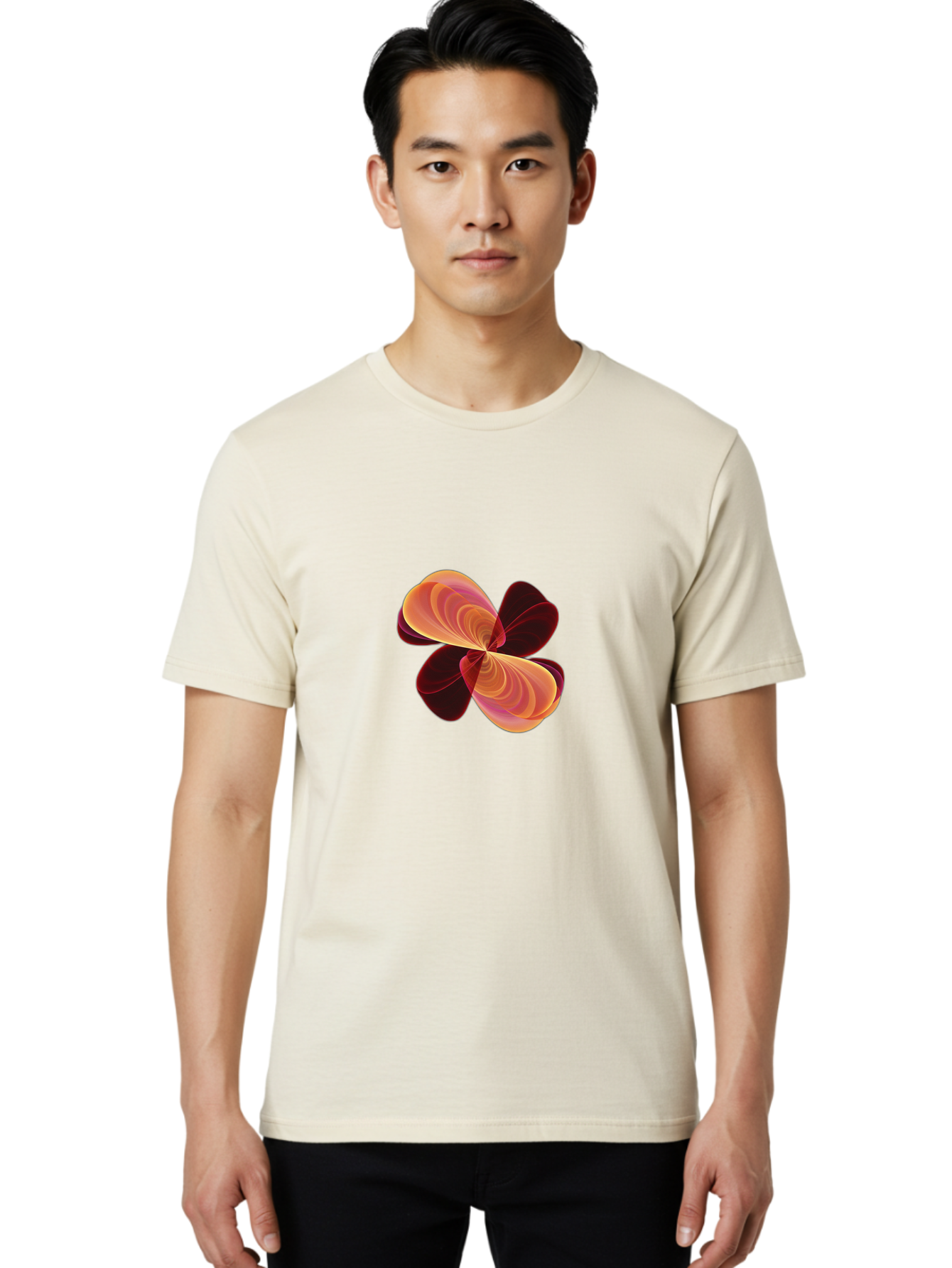 Abstract-Flower Men'S Graphic Tee, 100% Cotton, Comfortable Casual Summer Wear, Machine Washable, Vintage Camera, Old Camera, Antique Camera, Black Camera, Classic Photography, Photography Equipment, Nostalgic Device, Film Camera, Camera Art Bag123 26