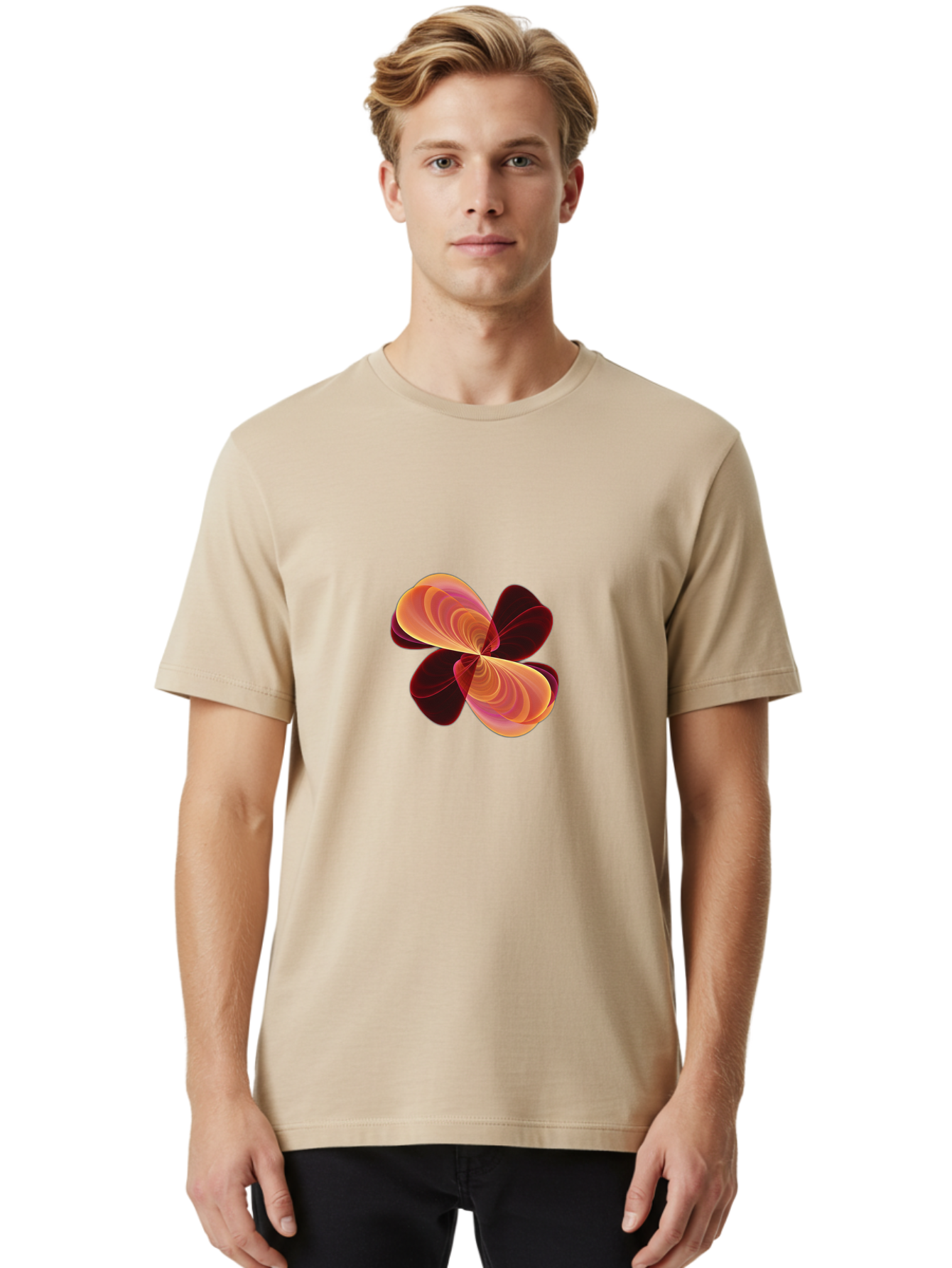 Abstract-Flower Men'S Graphic Tee, 100% Cotton, Comfortable Casual Summer Wear, Machine Washable, Vintage Camera, Old Camera, Antique Camera, Black Camera, Classic Photography, Photography Equipment, Nostalgic Device, Film Camera, Camera Art Bag123 30