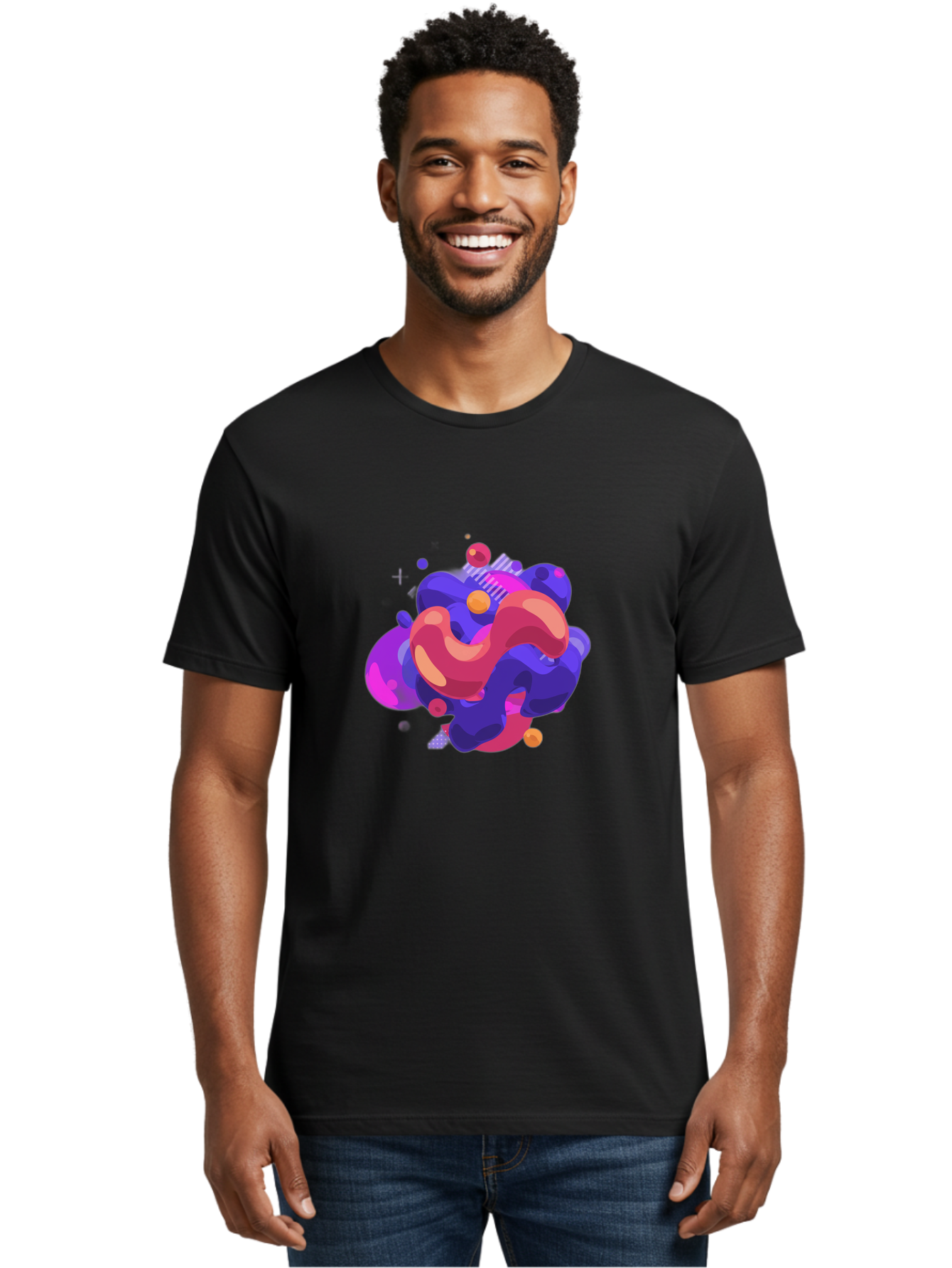Abstract-Fluid-Shapes Men'S Graphic Tee, 100% Cotton, Comfortable Casual Summer Wear, Machine Washable, Vintage Camera, Old Camera, Antique Camera, Black Camera, Classic Photography, Photography Equipment, Nostalgic Device, Film Camera, Bag124 23