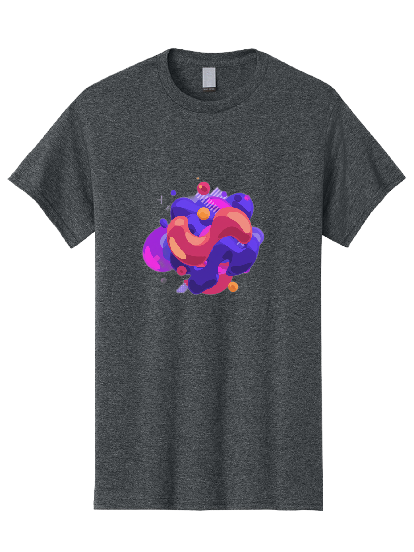 Abstract-Fluid-Shapes Men'S Graphic Tee, 100% Cotton, Comfortable Casual Summer Wear, Machine Washable, Vintage Camera, Old Camera, Antique Camera, Black Camera, Classic Photography, Photography Equipment, Nostalgic Device, Film Camera, Bag124 4