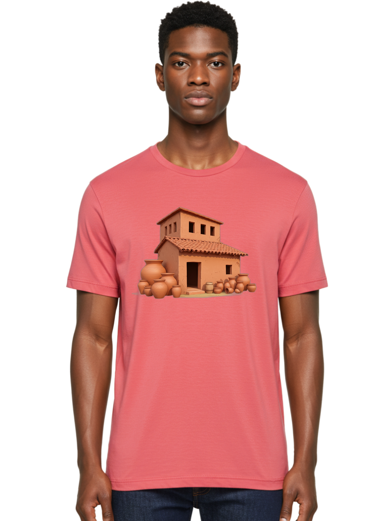 Adobe-House-1 Men'S Graphic Tee, 100% Cotton, Comfortable Casual Summer Wear, Machine Washable, Vintage Camera, Old Camera, Antique Camera, Black Camera, Classic Photography, Photography Equipment, Nostalgic Device, Film Camera, Camera Art Bag127 28