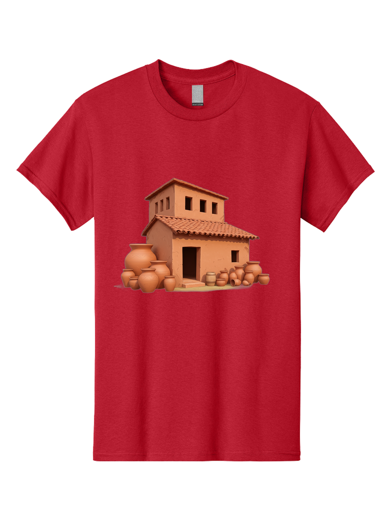 Adobe-House-1 Men'S Graphic Tee, 100% Cotton, Comfortable Casual Summer Wear, Machine Washable, Vintage Camera, Old Camera, Antique Camera, Black Camera, Classic Photography, Photography Equipment, Nostalgic Device, Film Camera, Camera Art Bag127 3