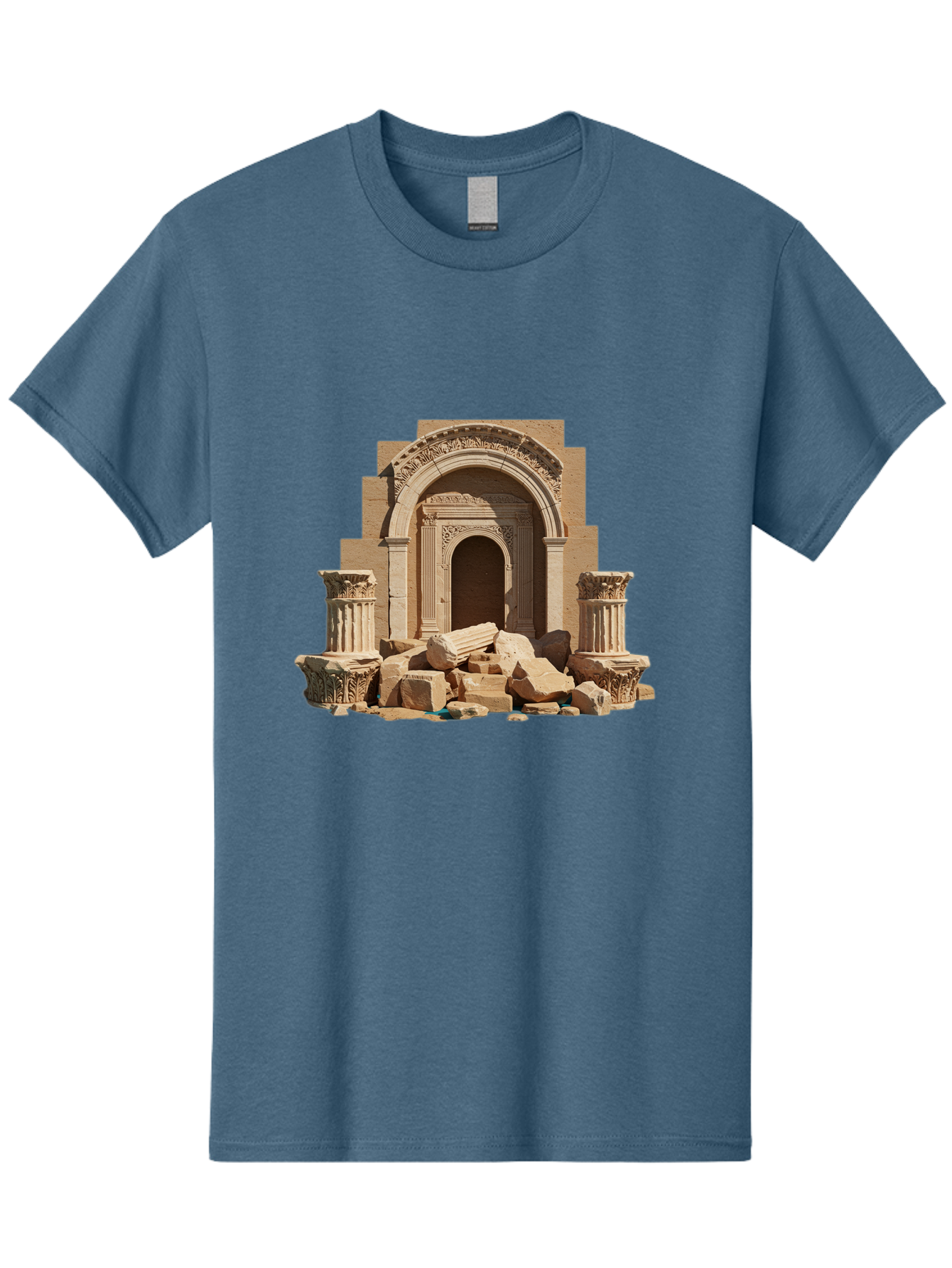 Ancient-Archway-Ruins Men'S Graphic Tee, 100% Cotton, Comfortable Casual Summer Wear, Machine Washable, Vintage Camera, Old Camera, Antique Camera, Black Camera, Classic Photography, Photography Equipment, Nostalgic Device, Film Camera, Bag133 2
