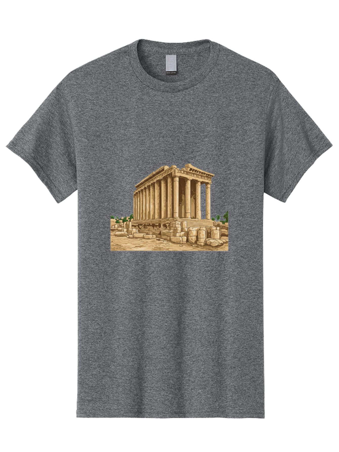 Ancient-Greek-Temple Men'S Graphic Tee, 100% Cotton, Comfortable Casual Summer Wear, Machine Washable, Vintage Camera, Old Camera, Antique Camera, Black Camera, Classic Photography, Photography Equipment, Nostalgic Device, Film Camera, Bag134 13