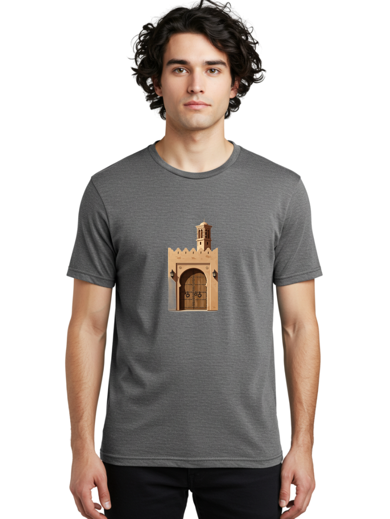 Arched-Gate Men'S Graphic Tee, 100% Cotton, Comfortable Casual Summer Wear, Machine Washable, Vintage Camera, Old Camera, Antique Camera, Black Camera, Classic Photography, Photography Equipment, Nostalgic Device, Film Camera, Camera Art Bag143 27