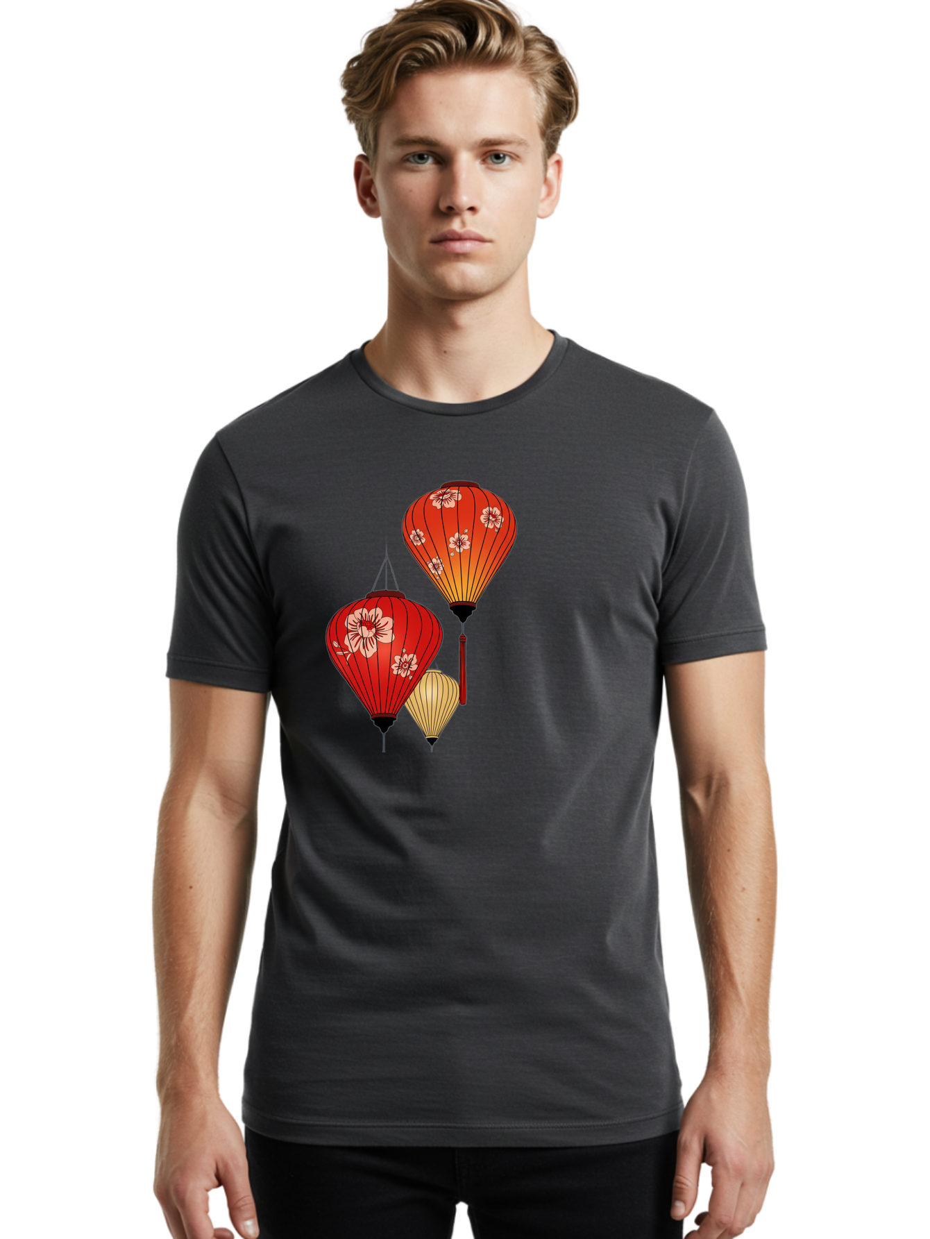 Asian-Lanterns Men'S Graphic Tee, 100% Cotton, Comfortable Casual Summer Wear, Machine Washable, Vintage Camera, Old Camera, Antique Camera, Black Camera, Classic Photography, Photography Equipment, Nostalgic Device, Film Camera, Camera Art Bag149 18