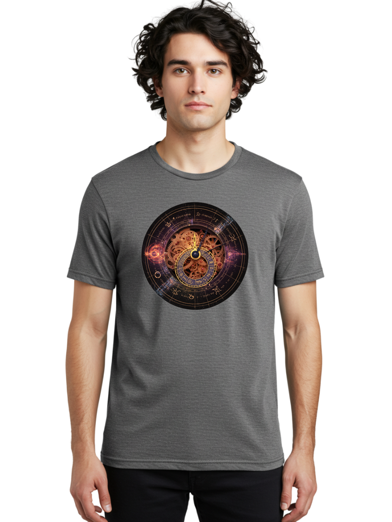 Astrological-Clock Men'S Graphic Tee, 100% Cotton, Comfortable Casual Summer Wear, Machine Washable, Vintage Camera, Old Camera, Antique Camera, Black Camera, Classic Photography, Photography Equipment, Nostalgic Device, Film Camera, Bag151 18