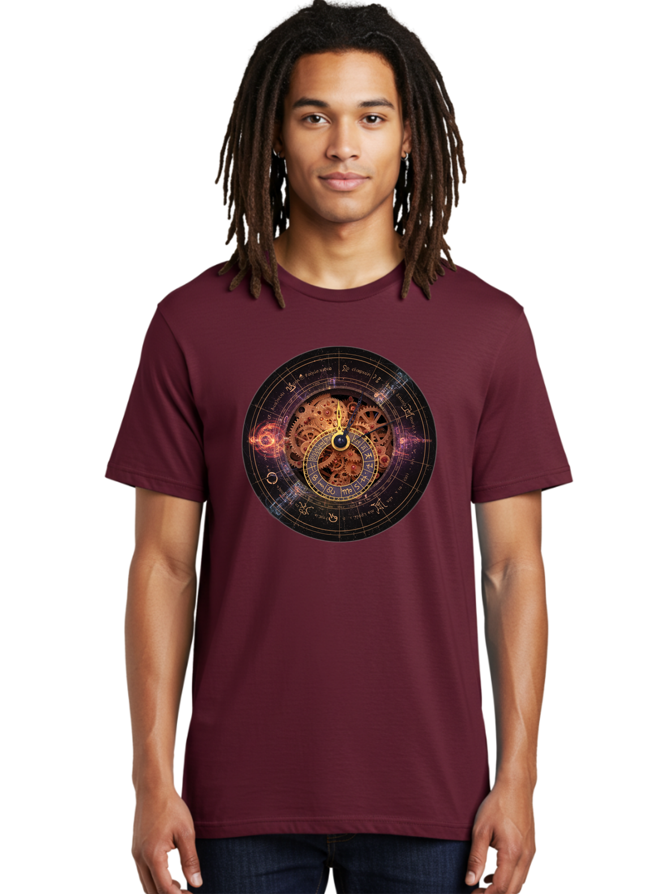 Astrological-Clock Men'S Graphic Tee, 100% Cotton, Comfortable Casual Summer Wear, Machine Washable, Vintage Camera, Old Camera, Antique Camera, Black Camera, Classic Photography, Photography Equipment, Nostalgic Device, Film Camera, Bag151 25