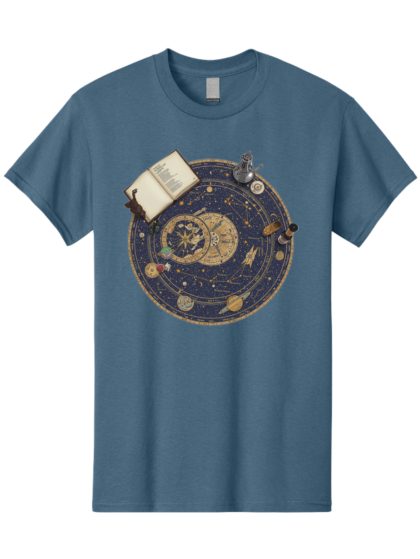 Astronomy-Wheel Men'S Graphic Tee, 100% Cotton, Comfortable Casual Summer Wear, Machine Washable, Vintage Camera, Old Camera, Antique Camera, Black Camera, Classic Photography, Photography Equipment, Nostalgic Device, Film Camera, Camera Art Bag153 13